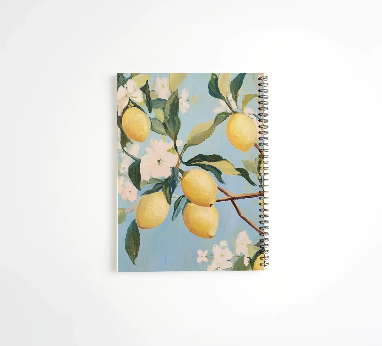 Lemon Tree Branches spiral notebook by Melloi Art Print