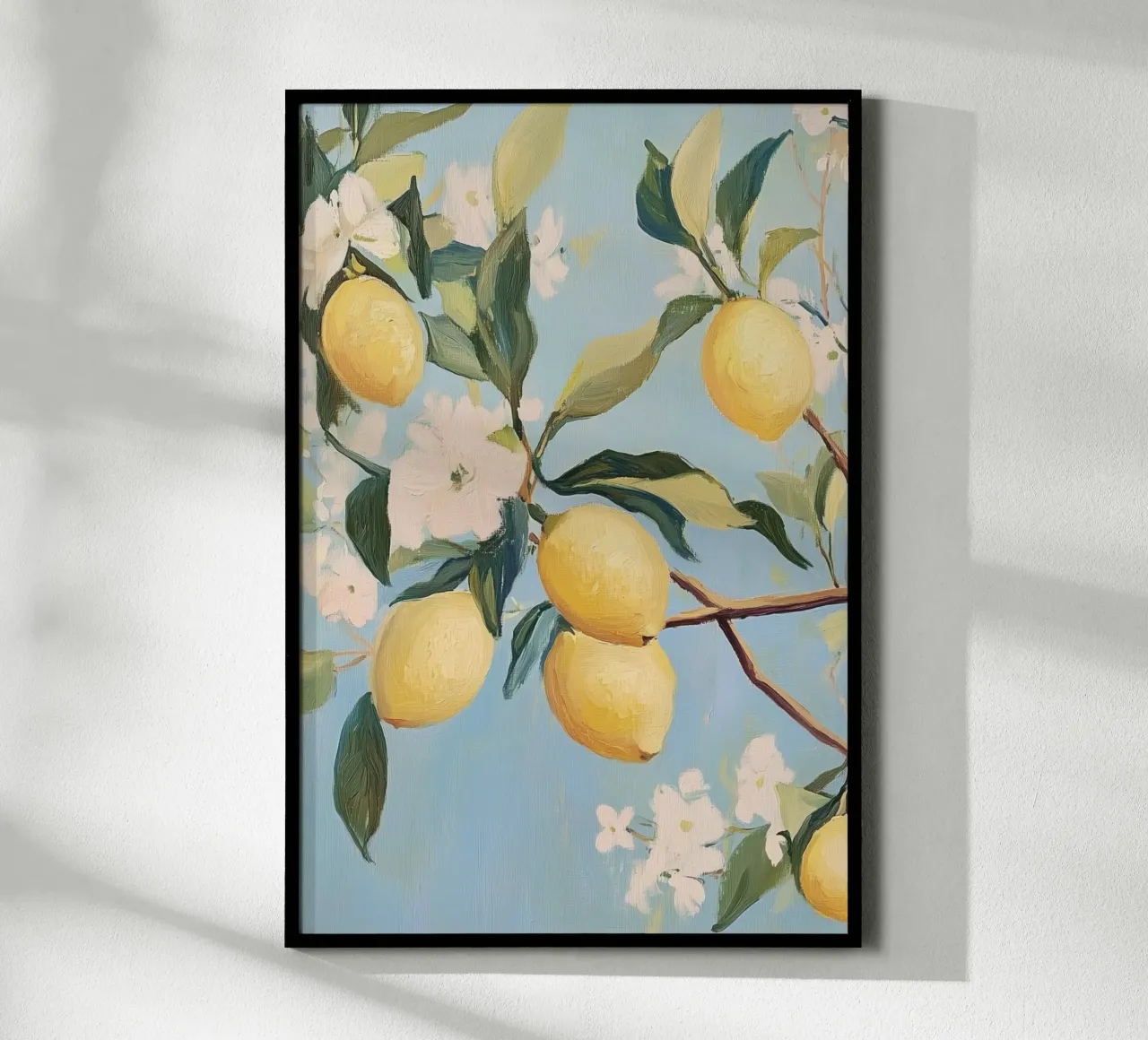 Lemon Tree Branches hahnemühle by Melloi Art Print