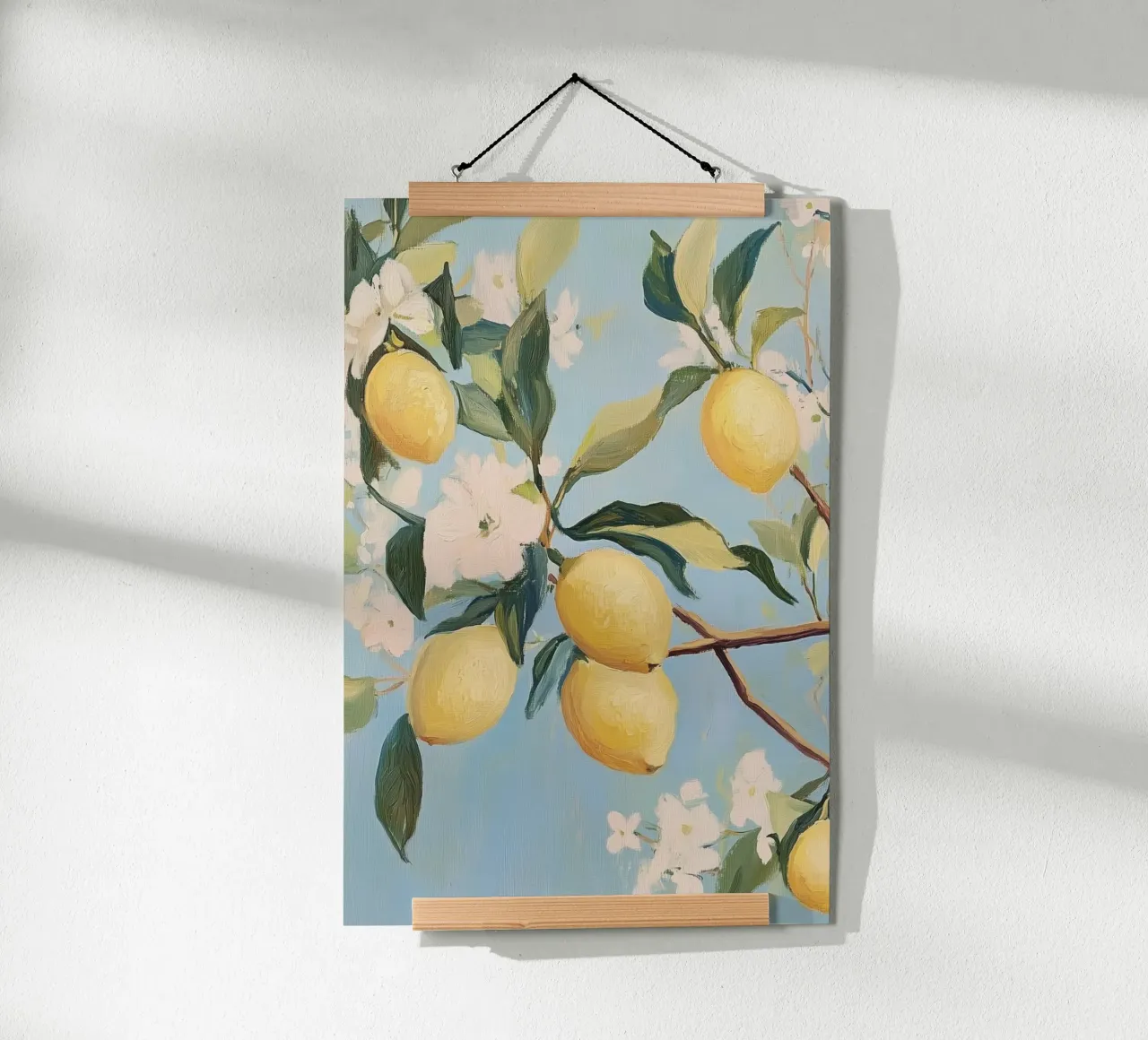 Lemon Tree Branches hahnemühle by Melloi Art Print