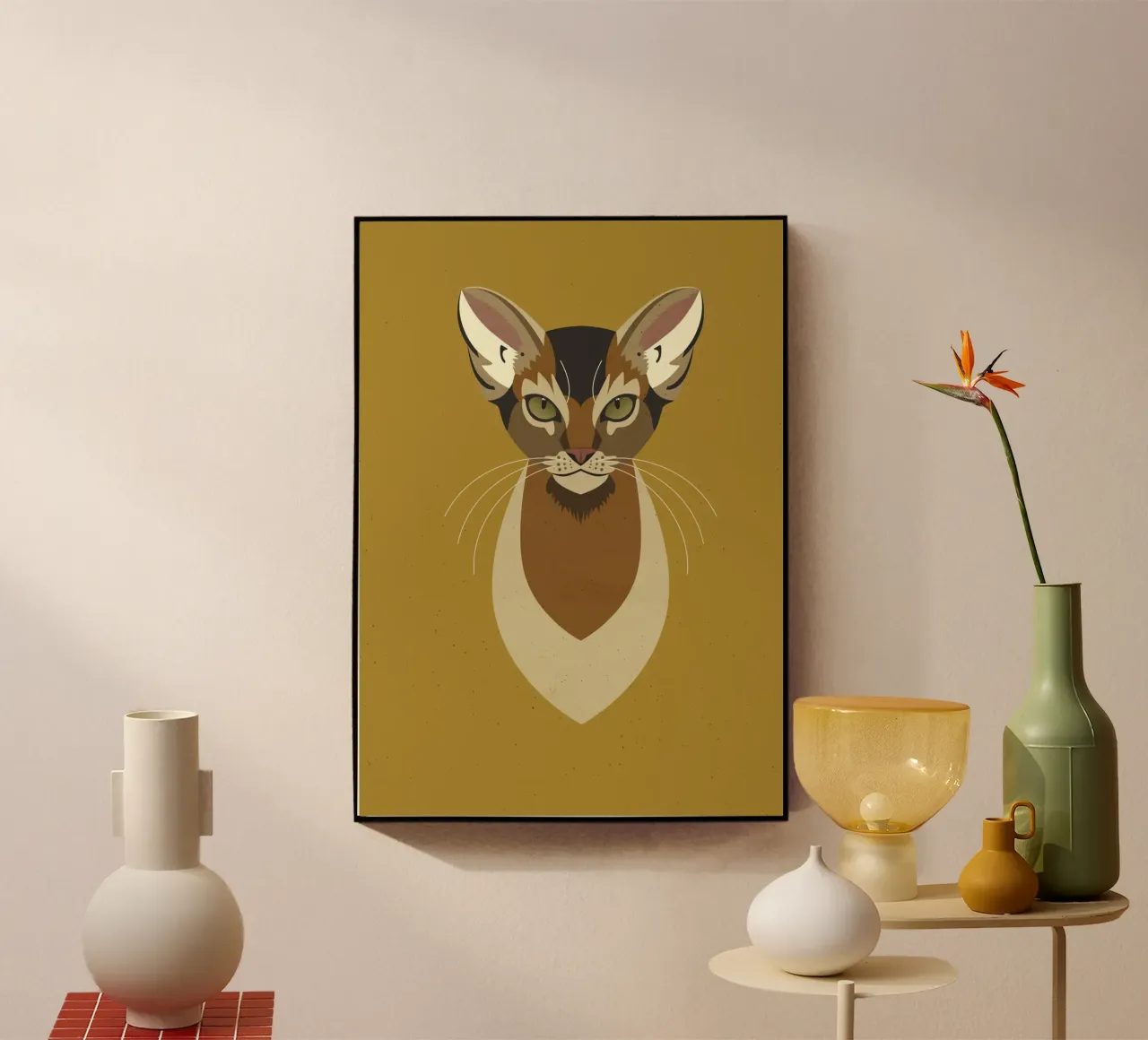 Burma Cat acrylic glass by DARIA IVANOVNA