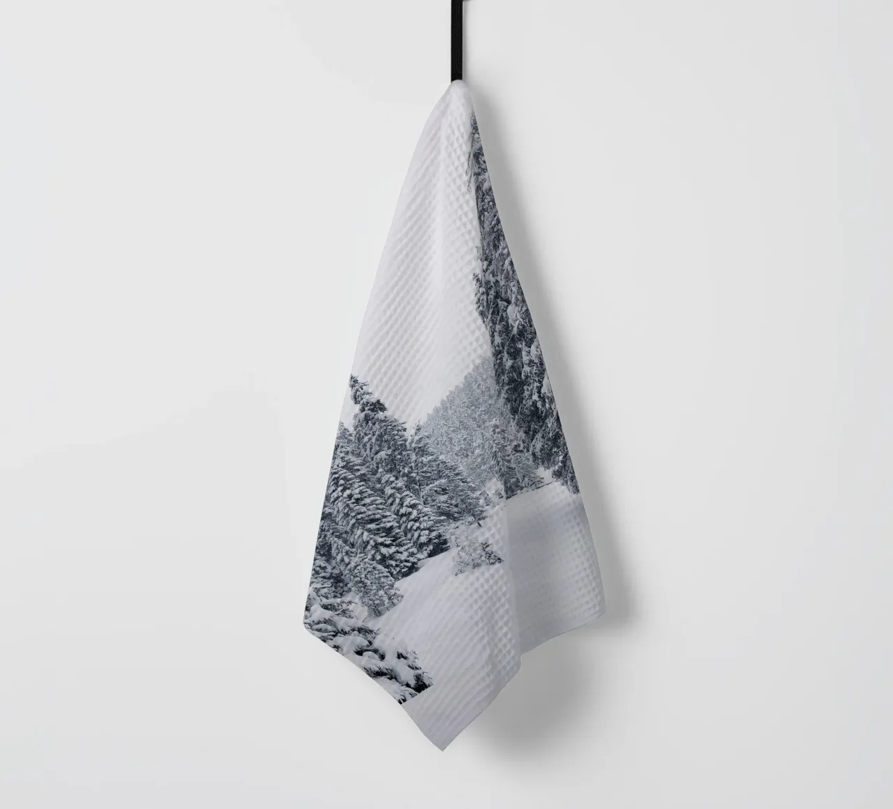 Winter forest magic - pure nature tea towel by Whole©
