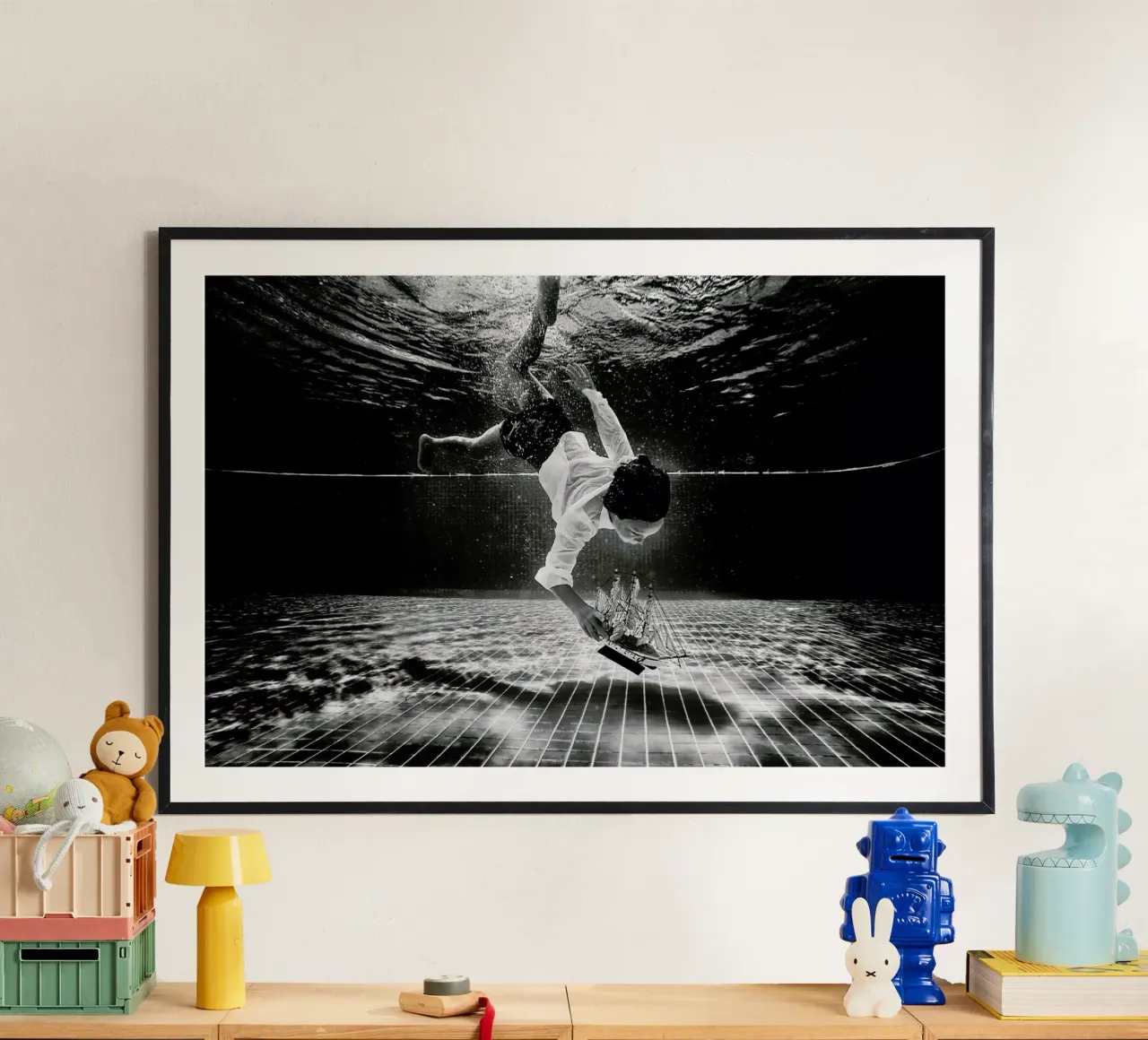 Mercan Murat Aslankara poster con telaio in legno da Pictufy