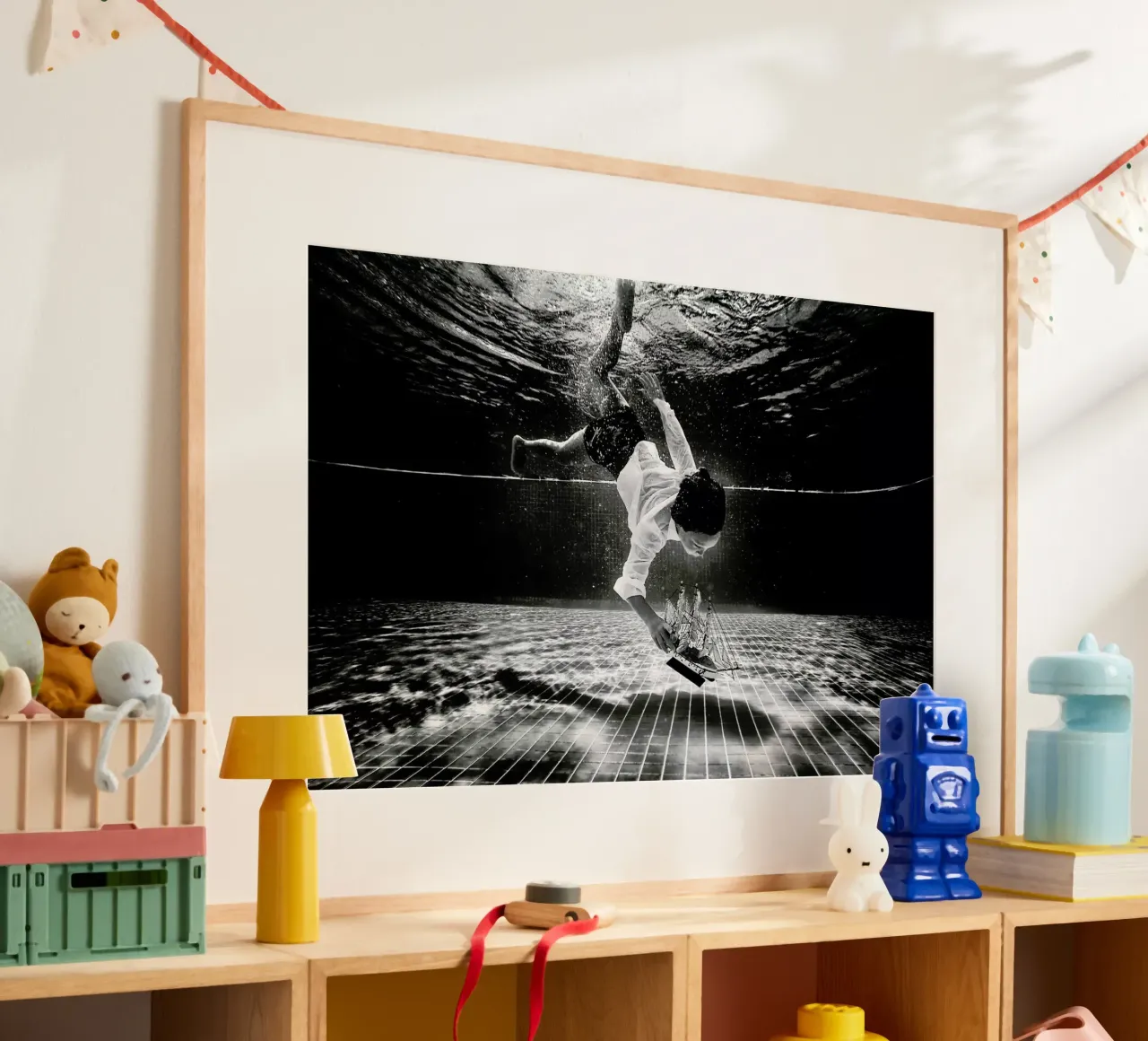 Mercan Murat Aslankara poster con telaio in legno da Pictufy