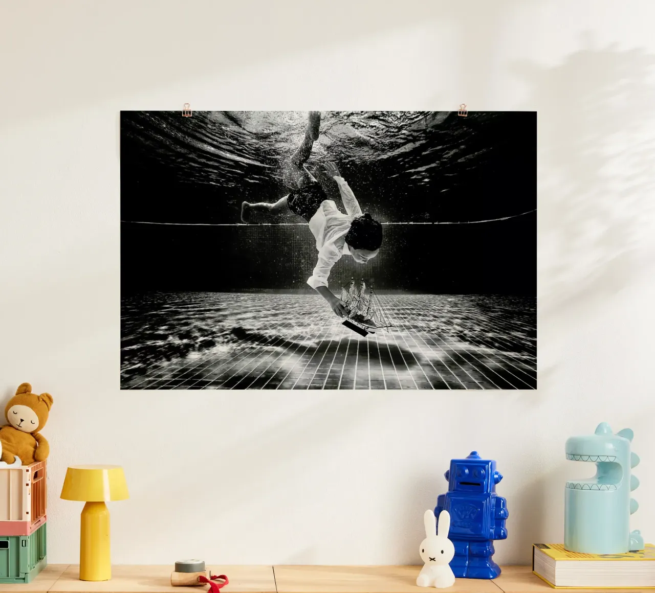 Mercan Murat Aslankara poster con telaio in legno da Pictufy