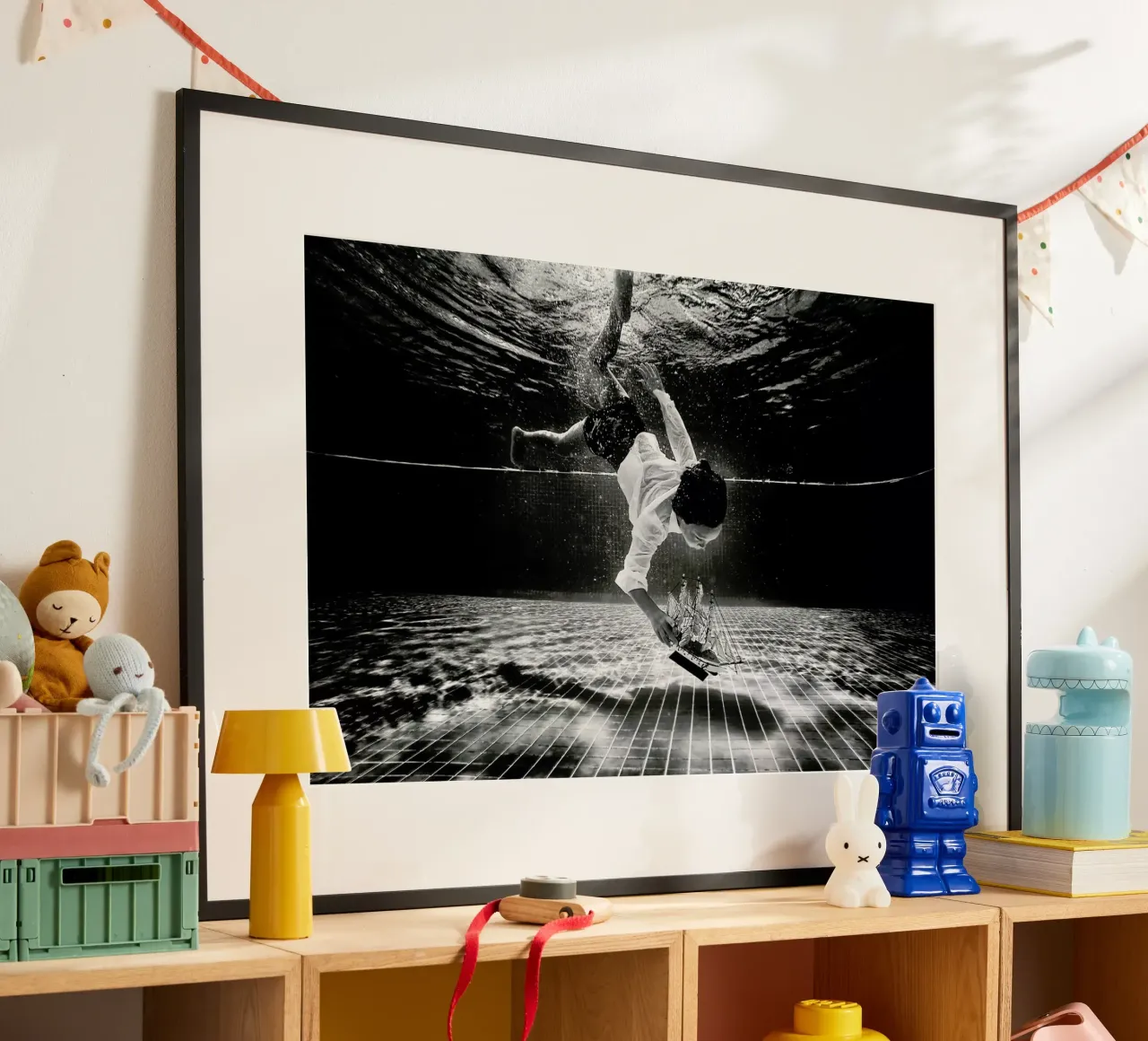 Mercan Murat Aslankara poster con telaio in legno da Pictufy