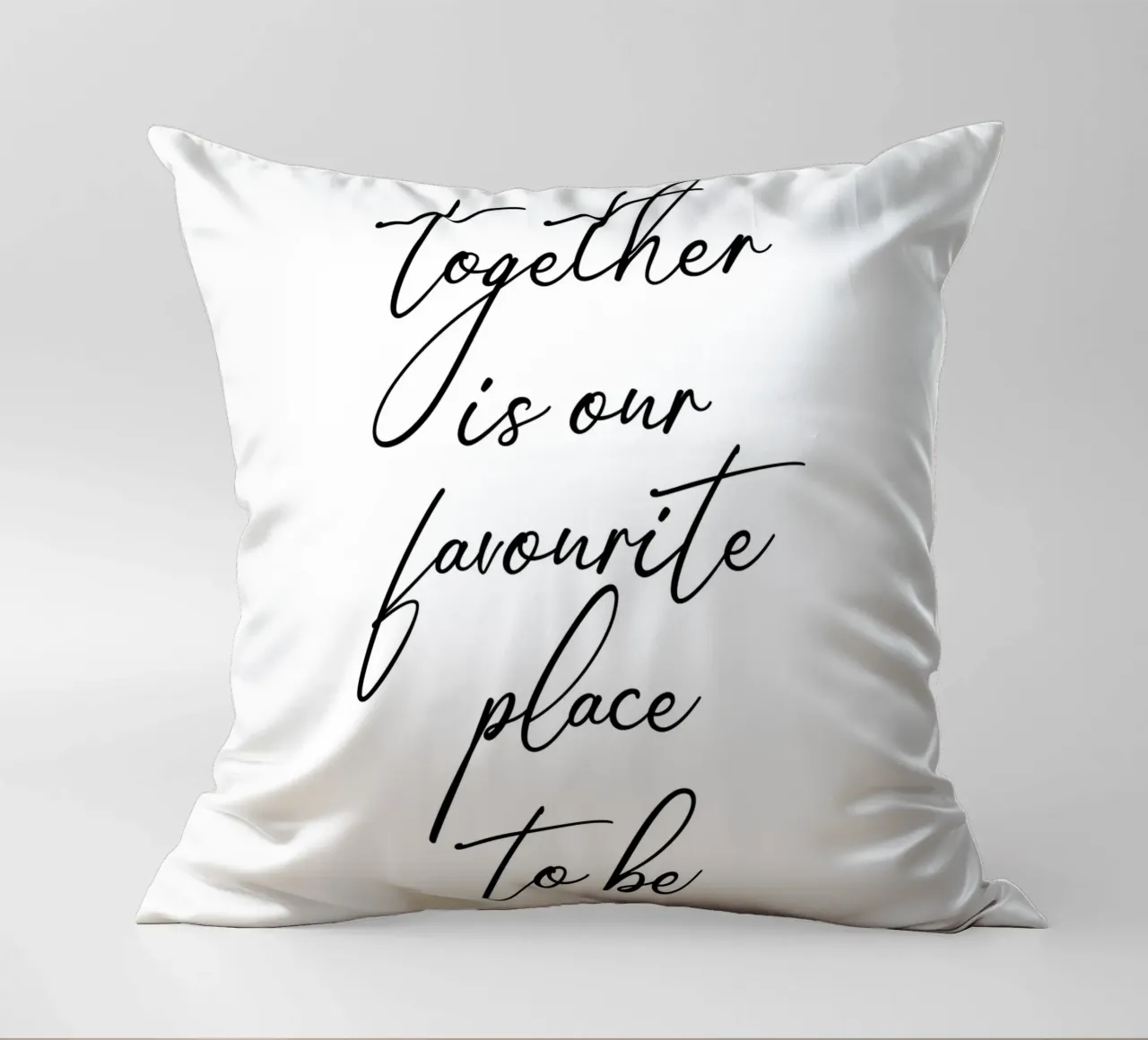 Ensemble, c'est notre lieu de prédilection pour la citation coussin de Paigaam Studio