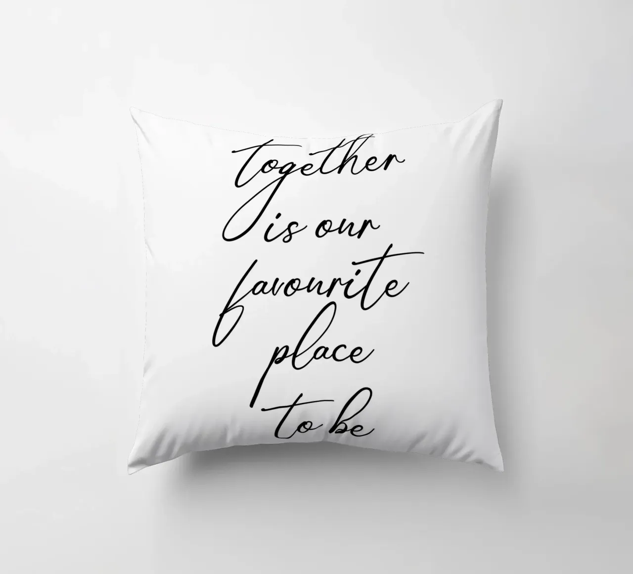 Ensemble, c'est notre lieu de prédilection pour la citation coussin de Paigaam Studio
