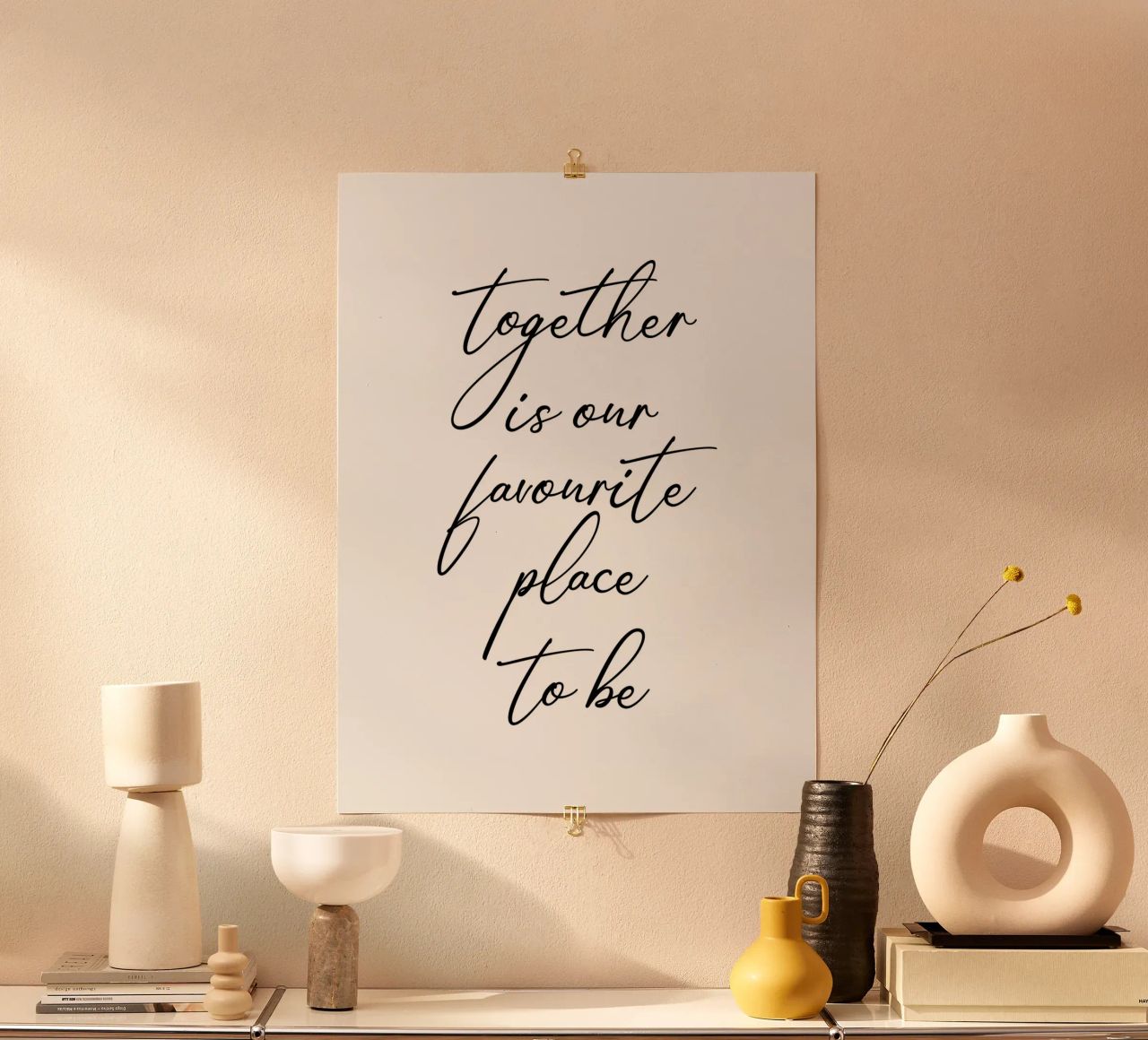 Ensemble, c'est notre lieu de prédilection pour la citation poster de Paigaam Studio