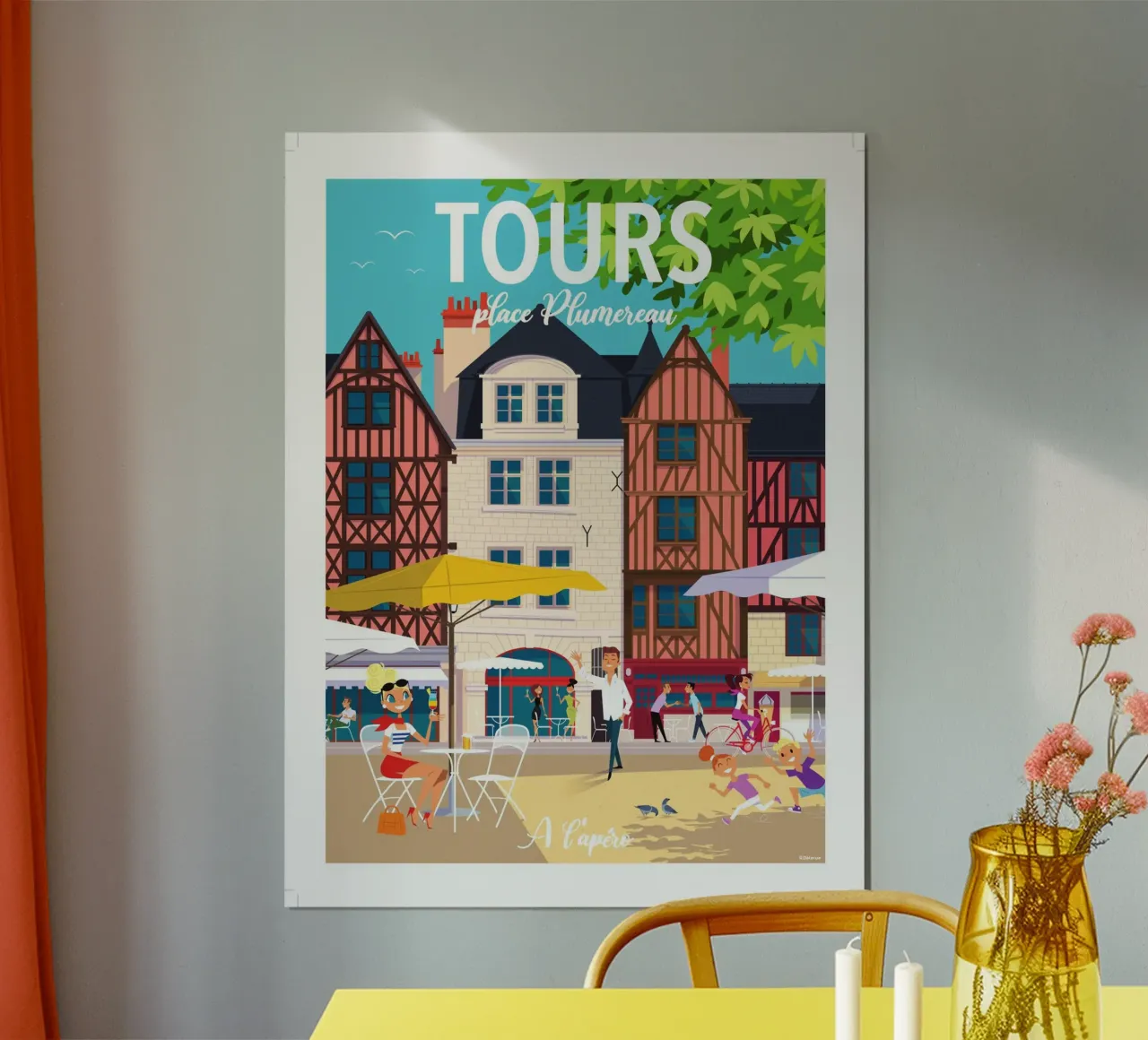 tours poster van Raphaël Delerue
