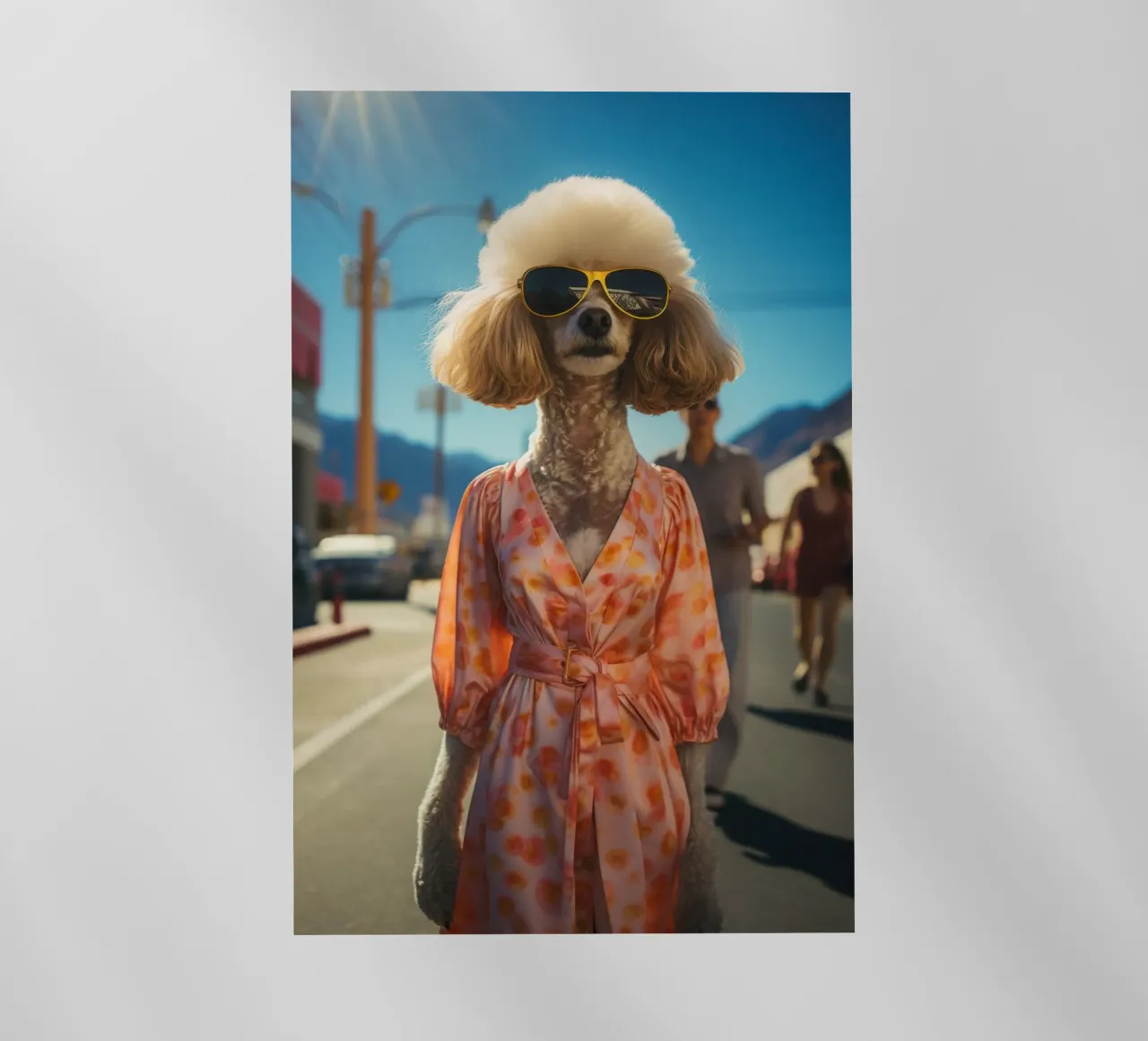 Margot Backlit Folie von Affiches Chien Originales – Dogland