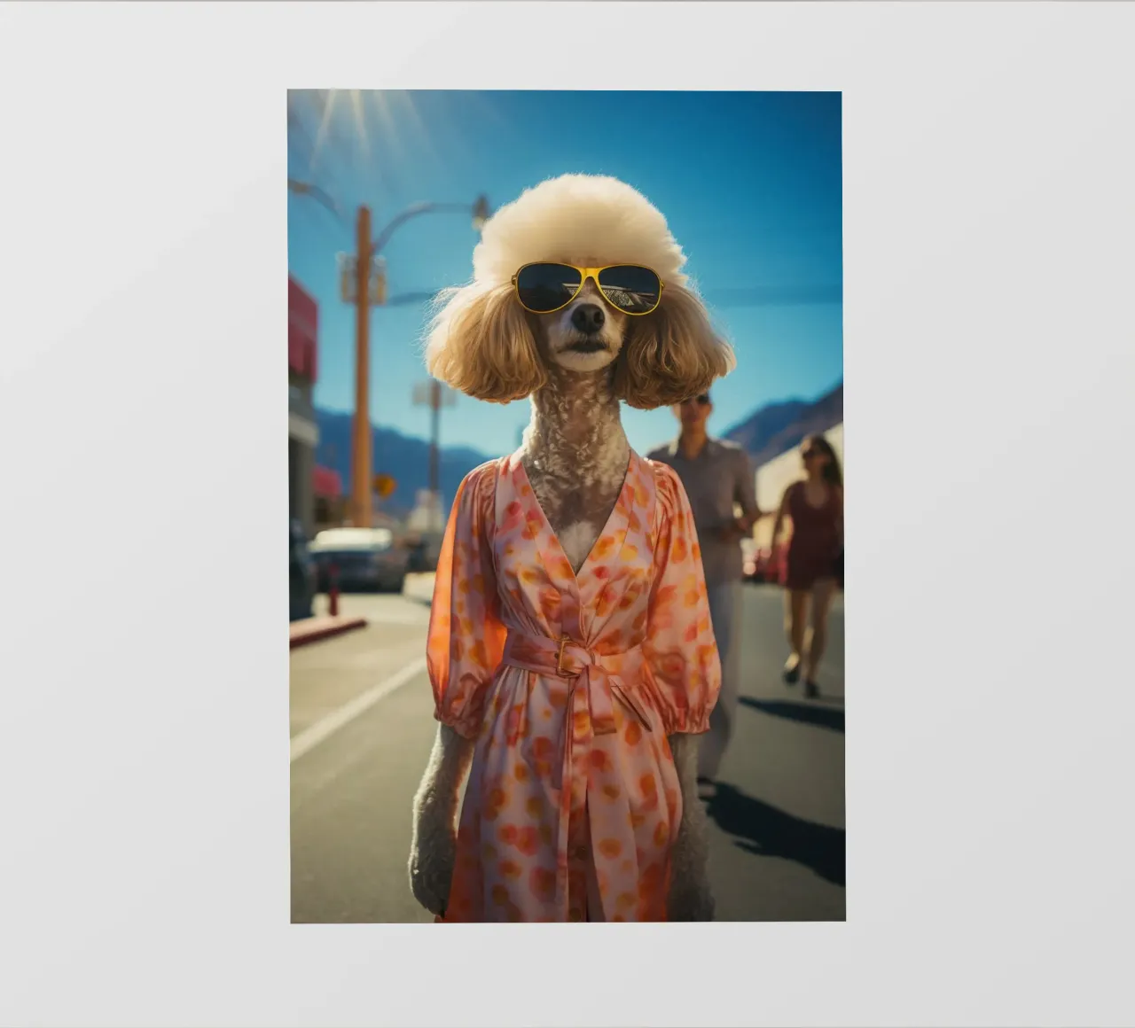 Margot Backlit Folie von Affiches Chien Originales – Dogland