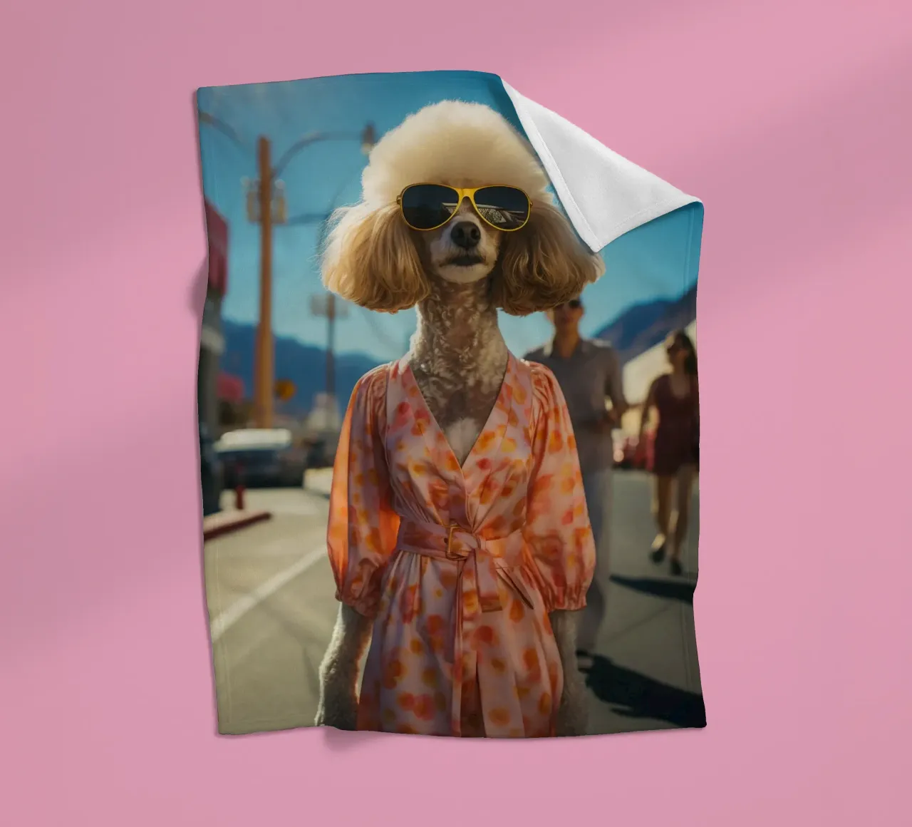 Margot fleecedeken van Affiches Chien Originales – Dogland