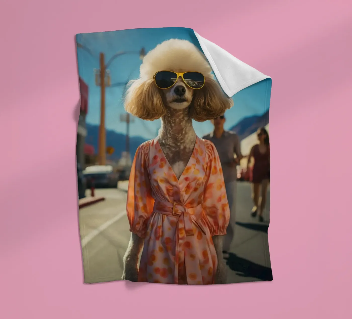 Margot fleecedeken van Affiches Chien Originales – Dogland