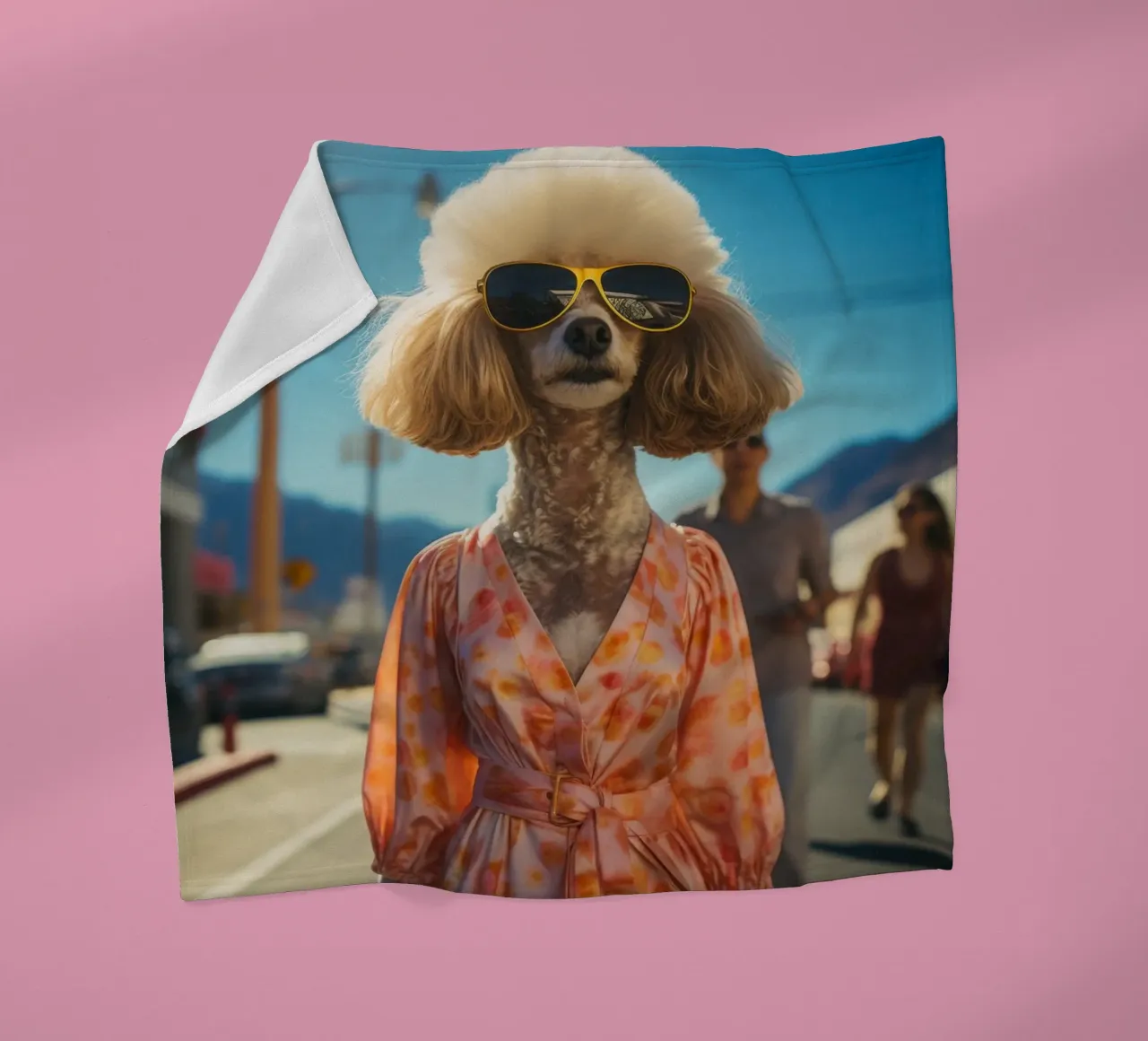 Margot fleecedeken van Affiches Chien Originales – Dogland