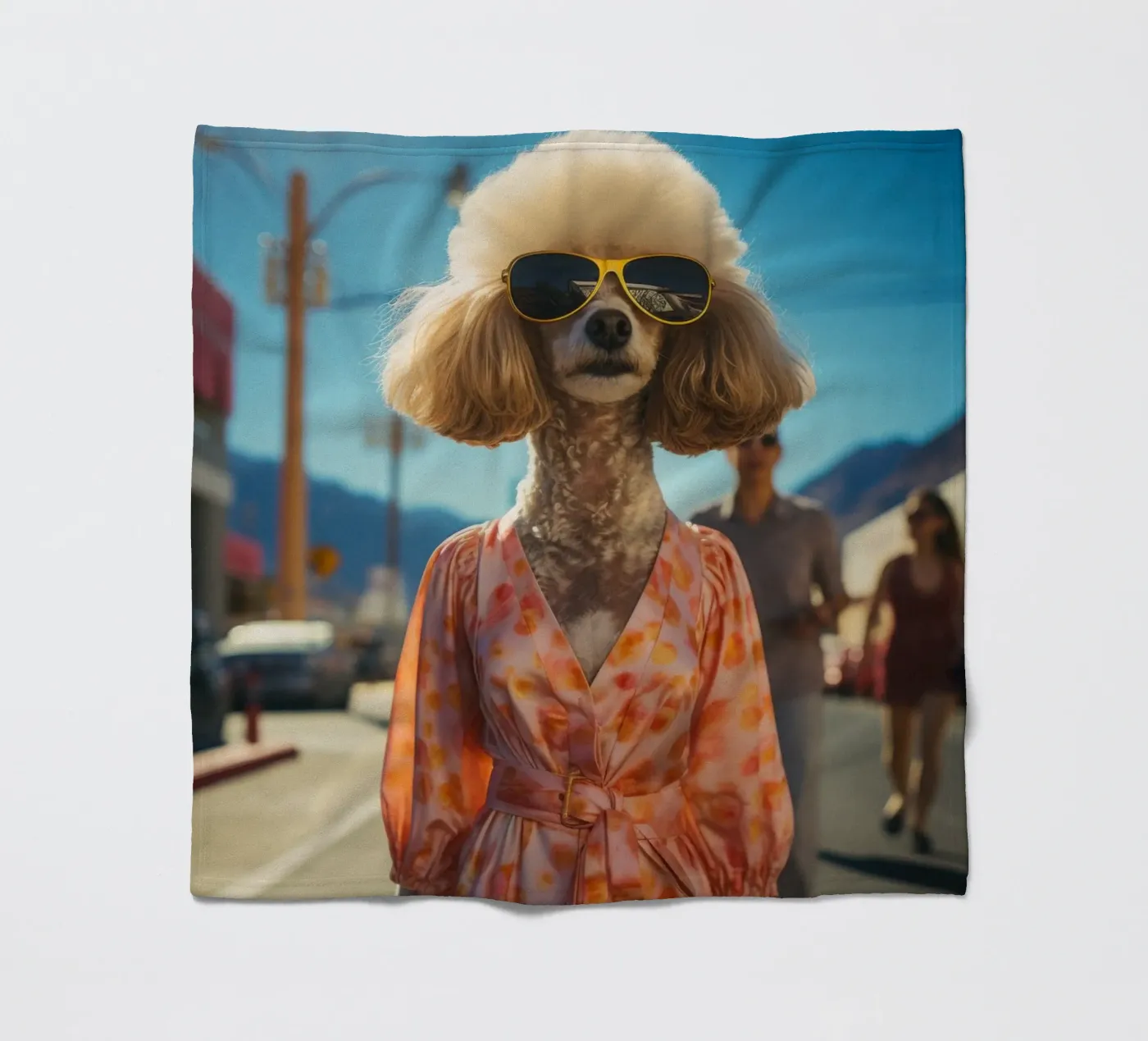 Margot fleecedeken van Affiches Chien Originales – Dogland