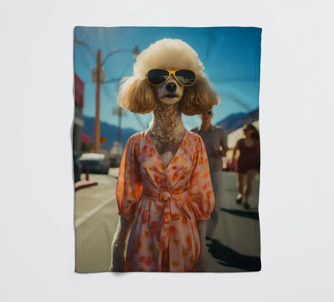 Margot fleecedeken van Affiches Chien Originales – Dogland