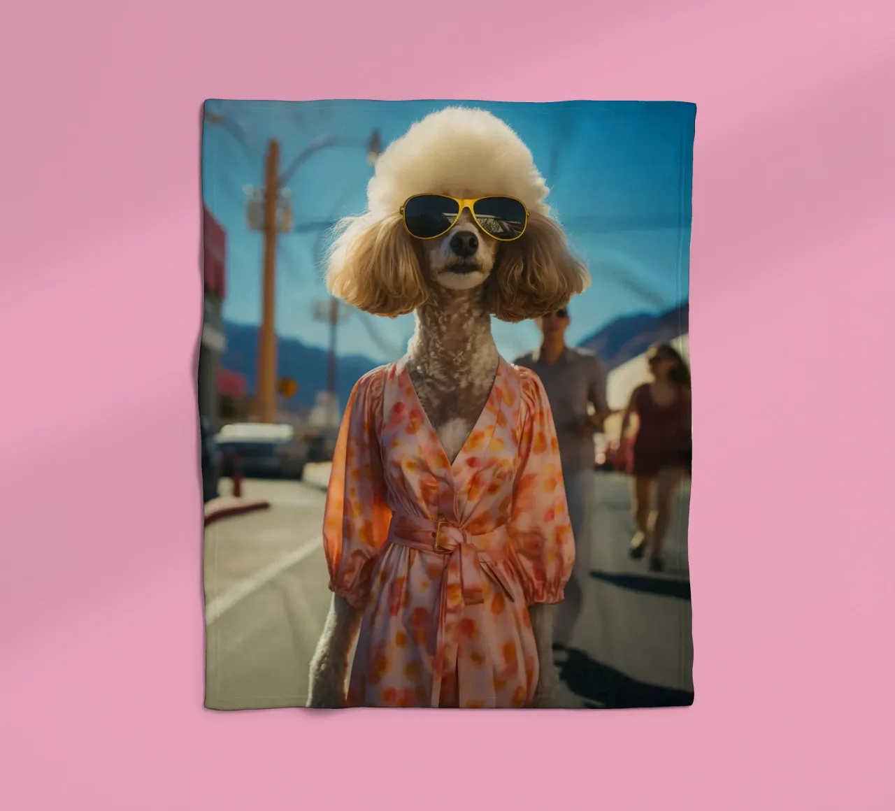 Margot fleecedeken van Affiches Chien Originales – Dogland