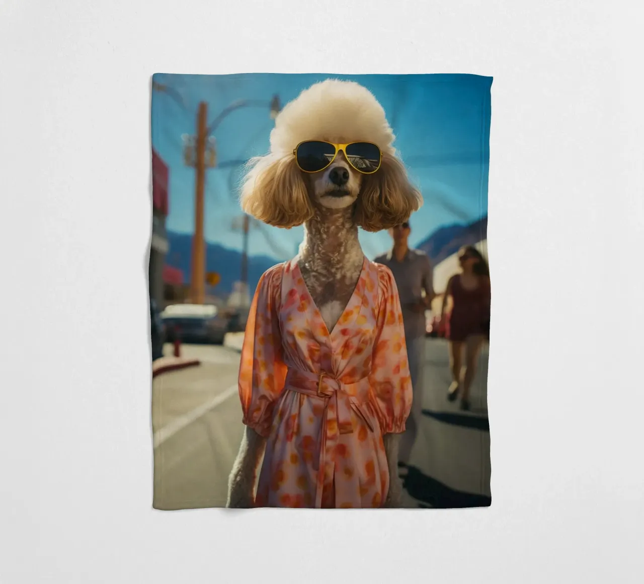 Margot fleecedeken van Affiches Chien Originales – Dogland