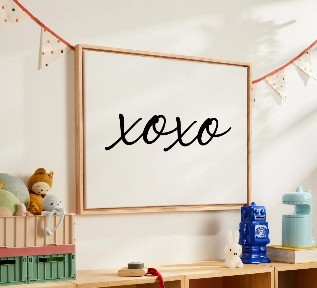 xoxo (abbracci e baci) plexiglass da Paigaam Studio