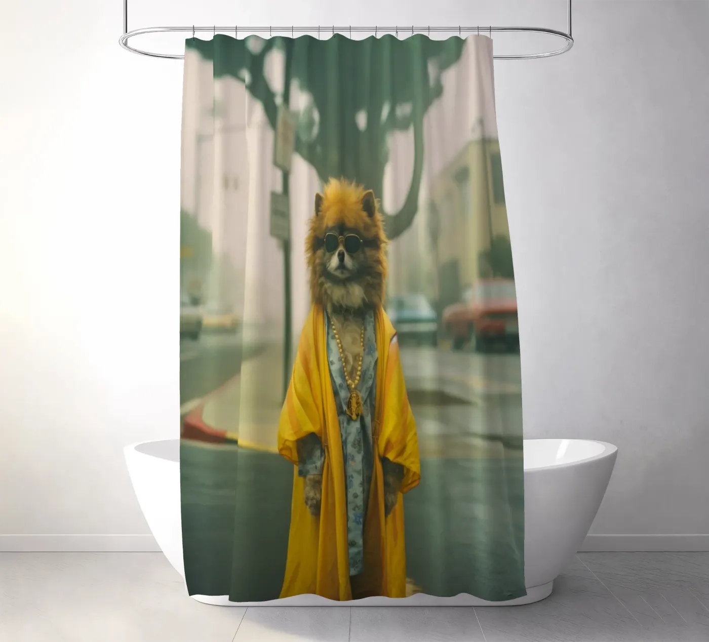 Marcus Duschvorhang von Affiches Chien Originales – Dogland