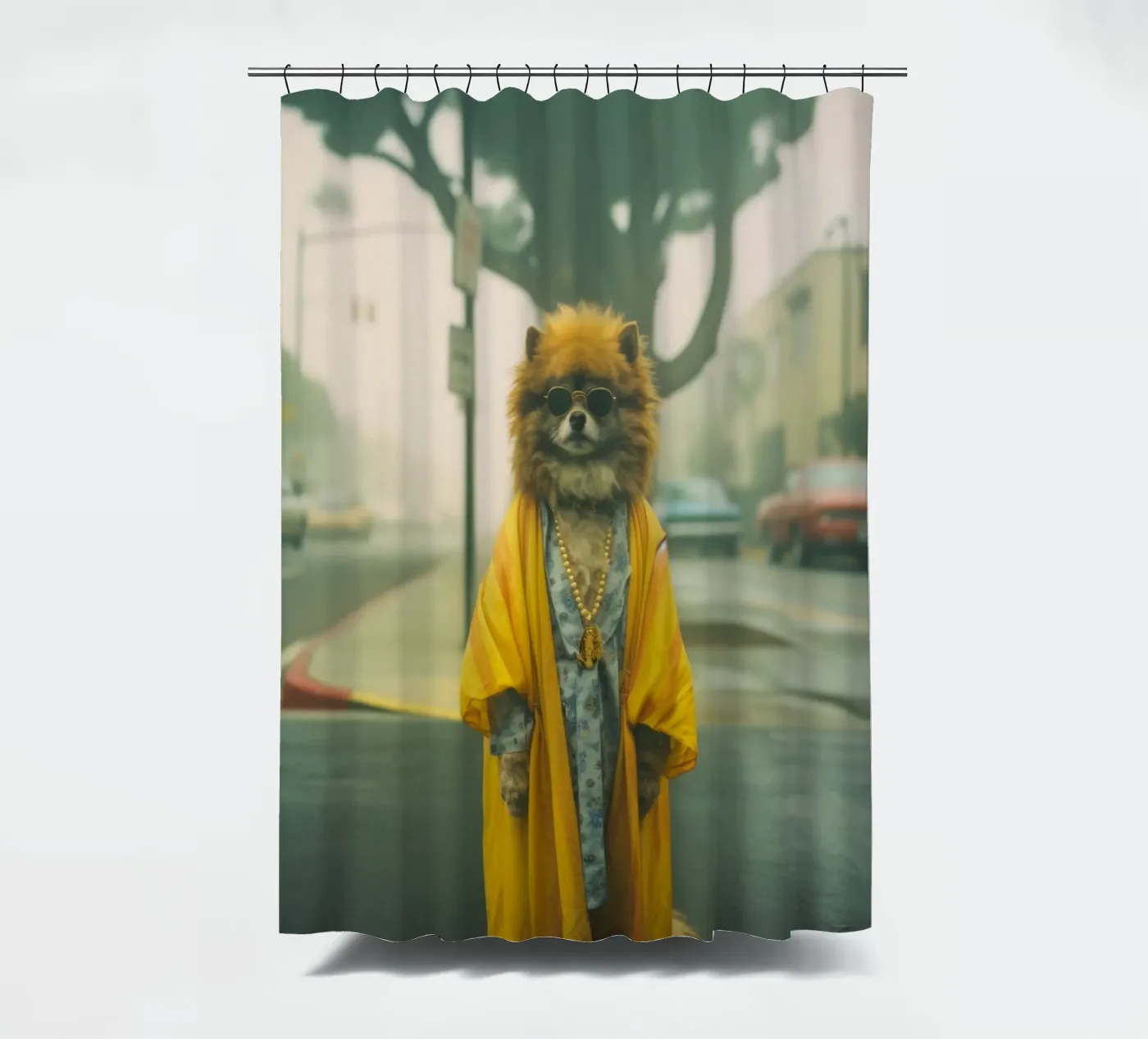 Marcus Duschvorhang von Affiches Chien Originales – Dogland