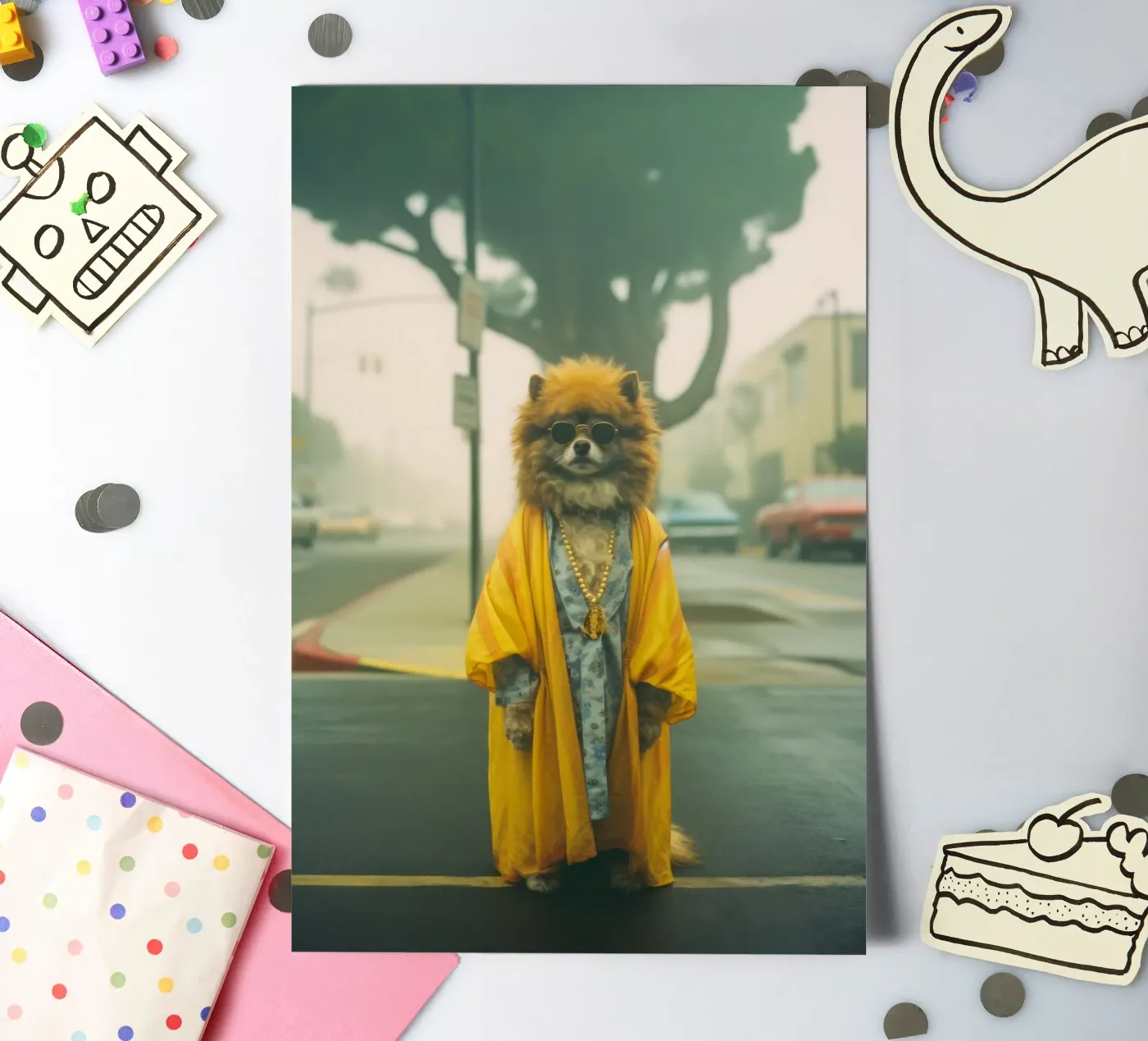 Marcus foglio adesivo da Affiches Chien Originales – Dogland