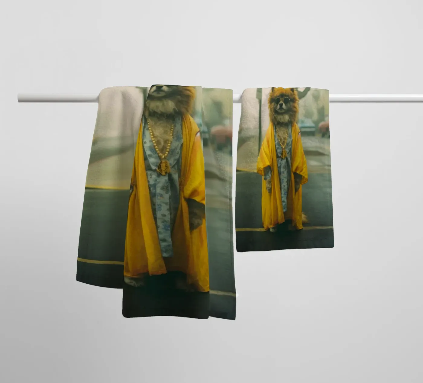 Marcus towel by Affiches Chien Originales – Dogland