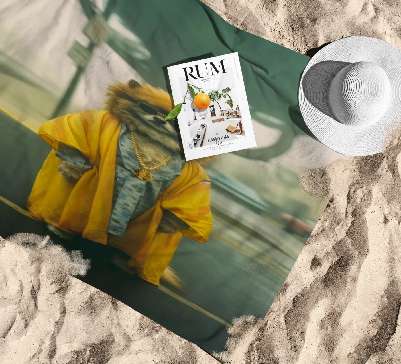 Marcus Strandtuch von Affiches Chien Originales – Dogland