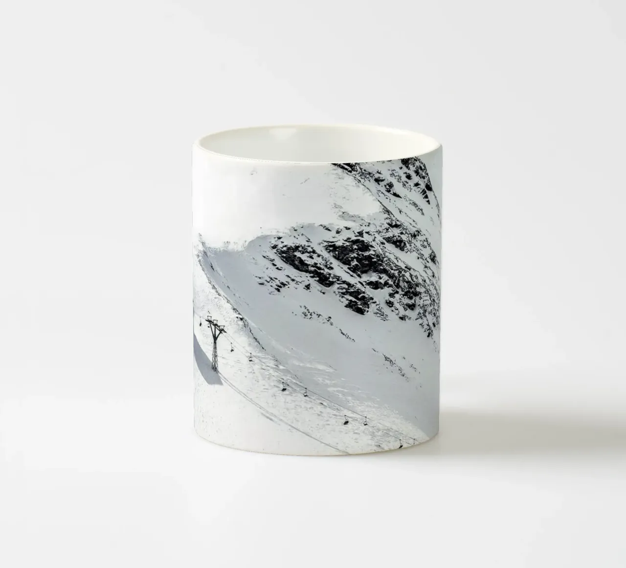 Alpi maestose - Panorama invernale tazza in ceramica da Whole©