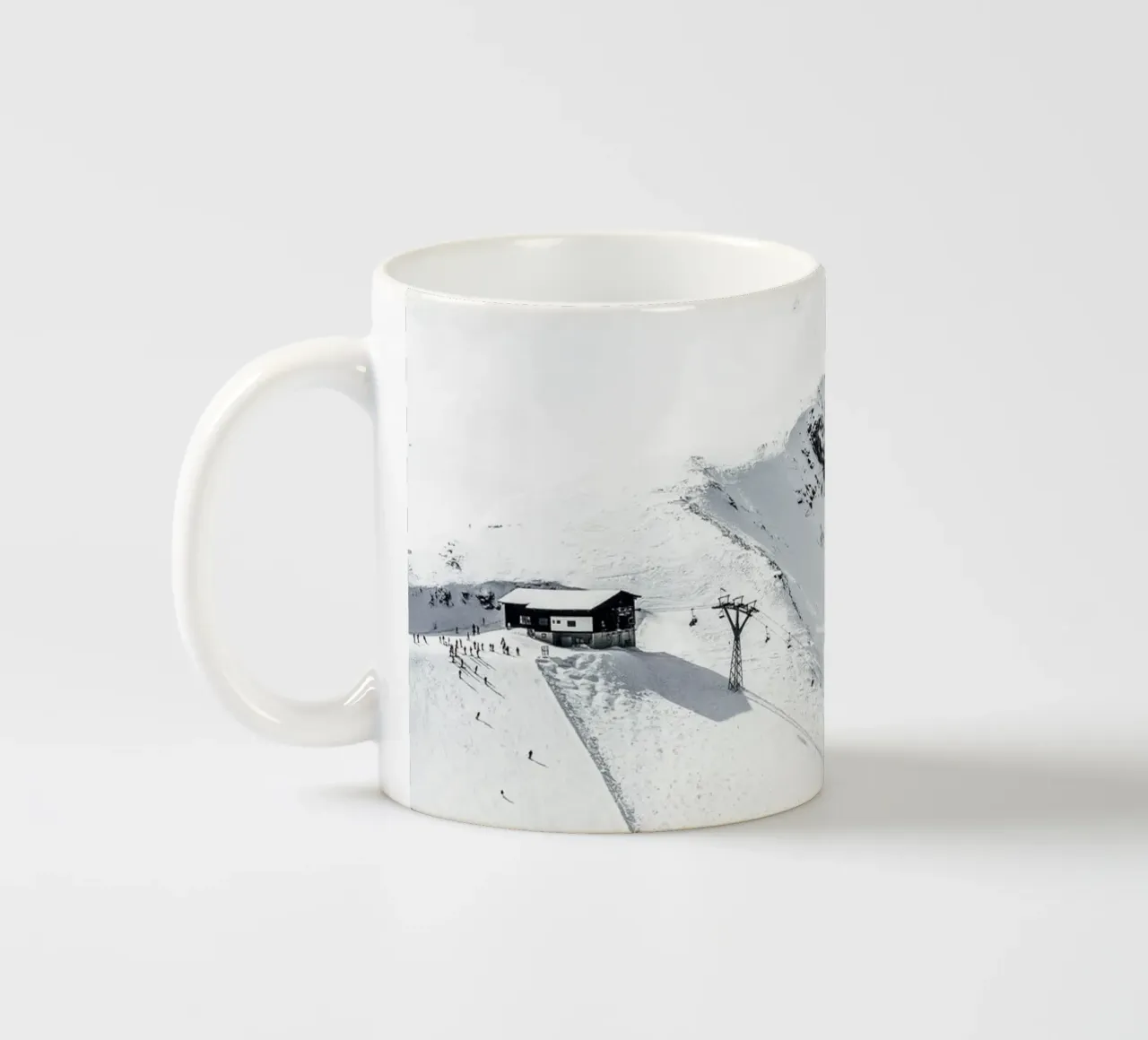 Alpi maestose - Panorama invernale tazza in ceramica da Whole©