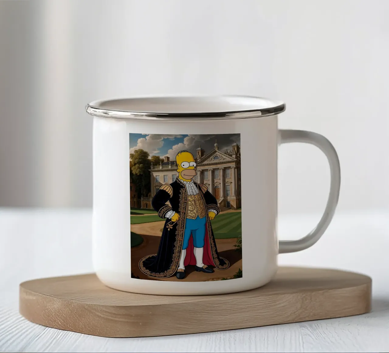 Lord Homer di Springfield | Edizione limitata tazza in smalto da Renaissance Rebel