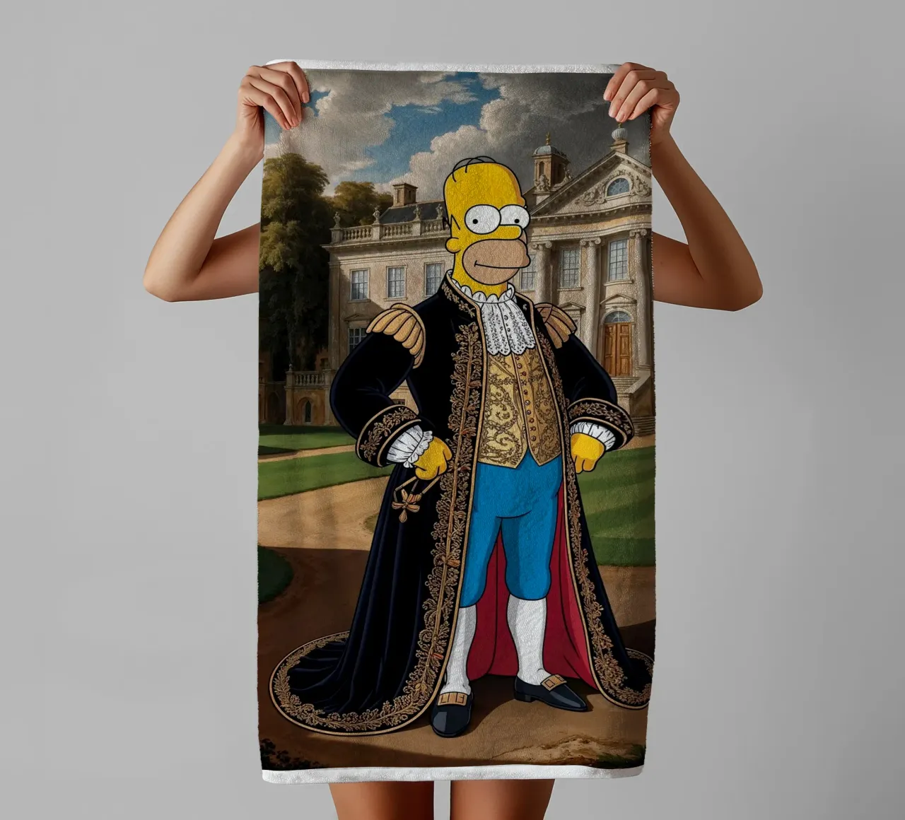 Lord Homer di Springfield | Edizione limitata asciugamano da bagno da Renaissance Rebel