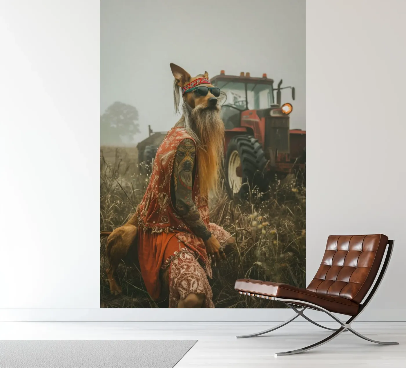 Buck fotobehang van Affiches Chien Originales – Dogland