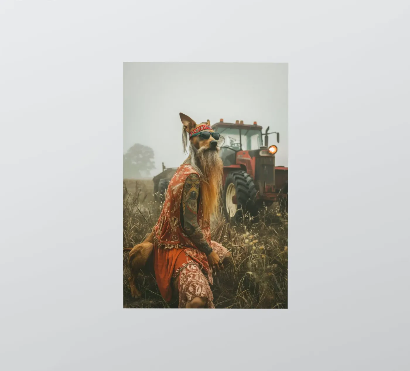 Buck sticker van Affiches Chien Originales – Dogland