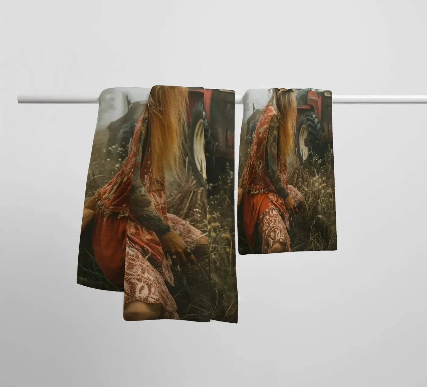 Buck towel by Affiches Chien Originales – Dogland