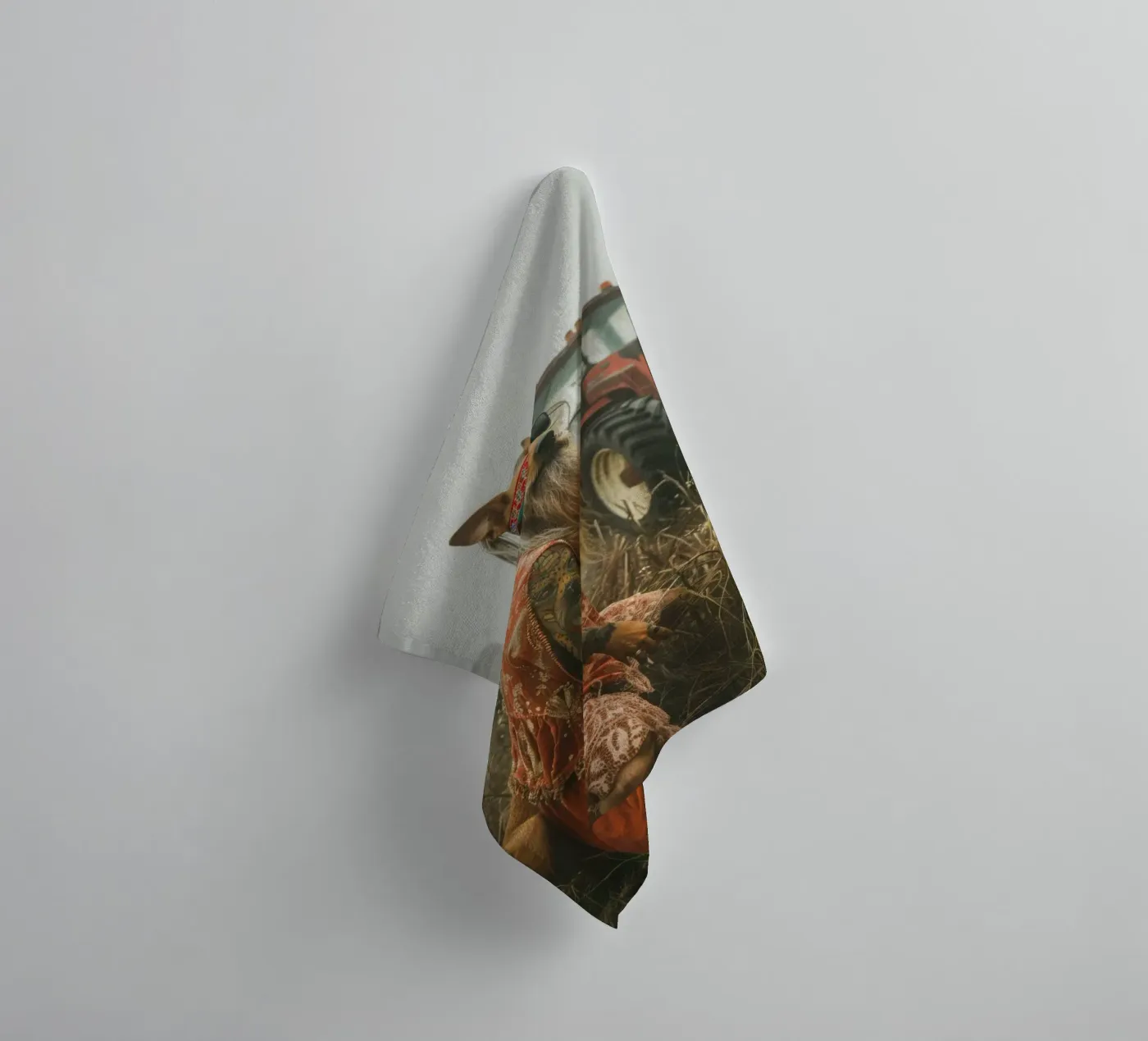 Buck towel by Affiches Chien Originales – Dogland