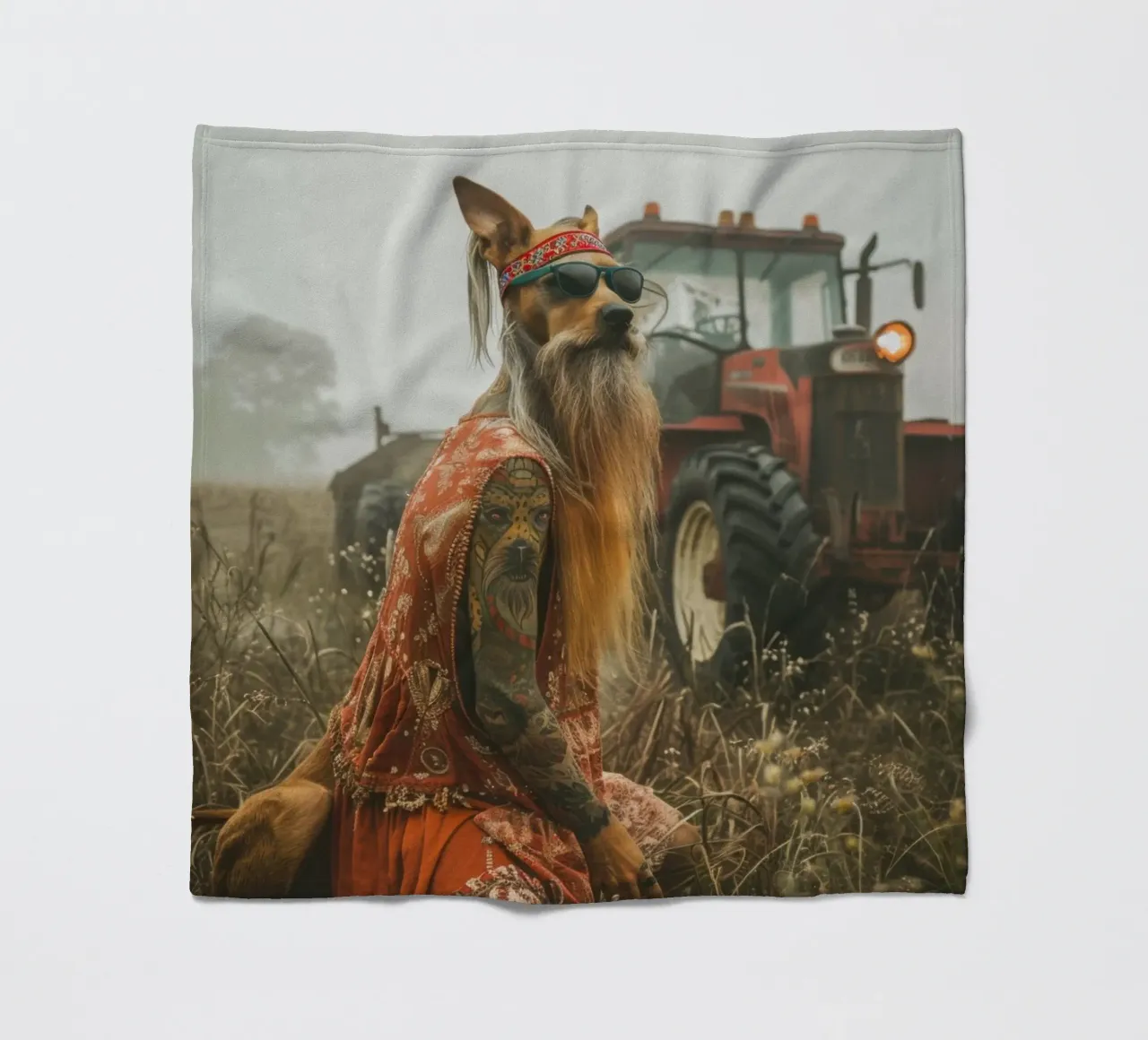 Buck fleecedeken van Affiches Chien Originales – Dogland