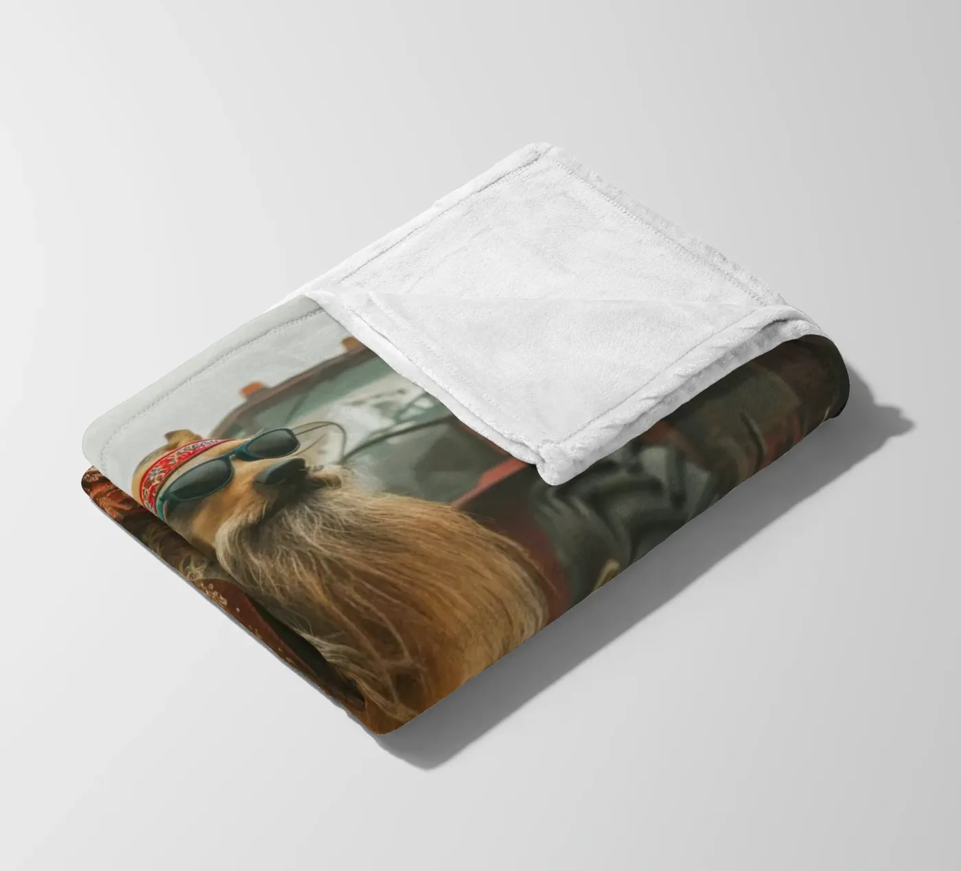 Buck fleece blanket by Affiches Chien Originales – Dogland