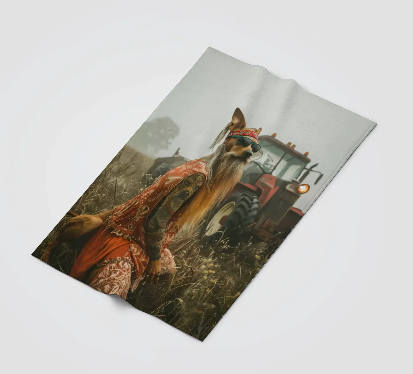 Buck fleece blanket by Affiches Chien Originales – Dogland