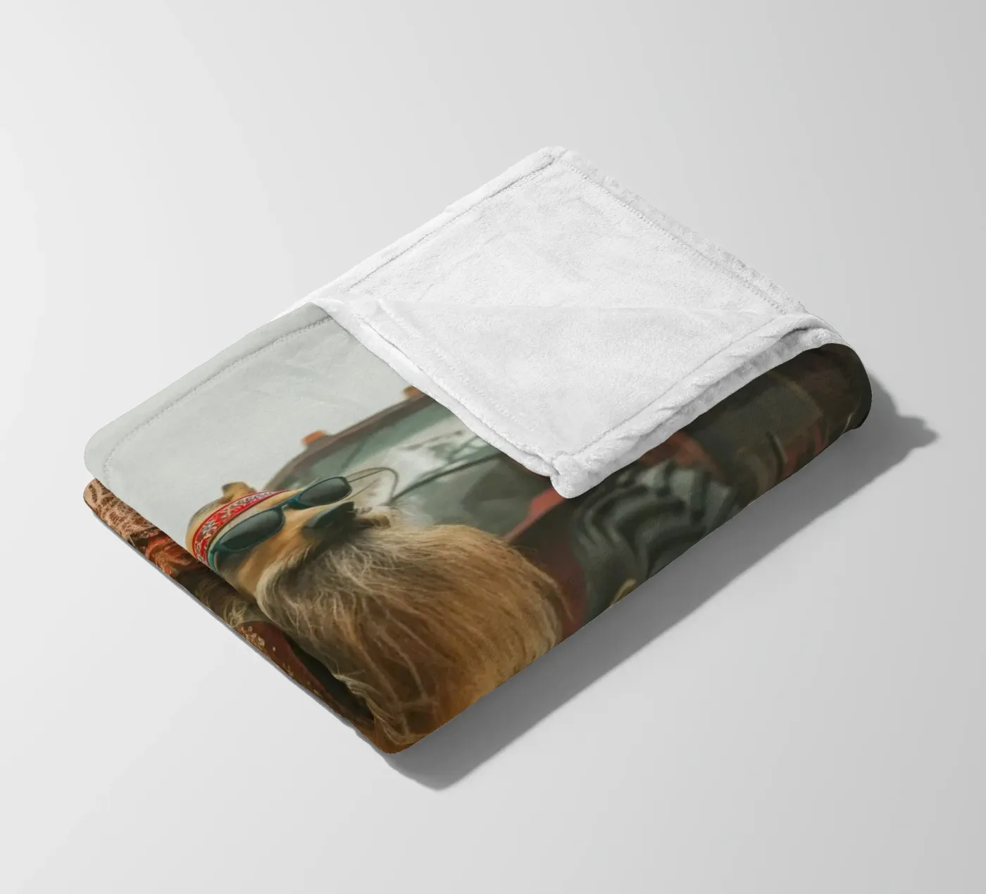 Buck fleece blanket by Affiches Chien Originales – Dogland