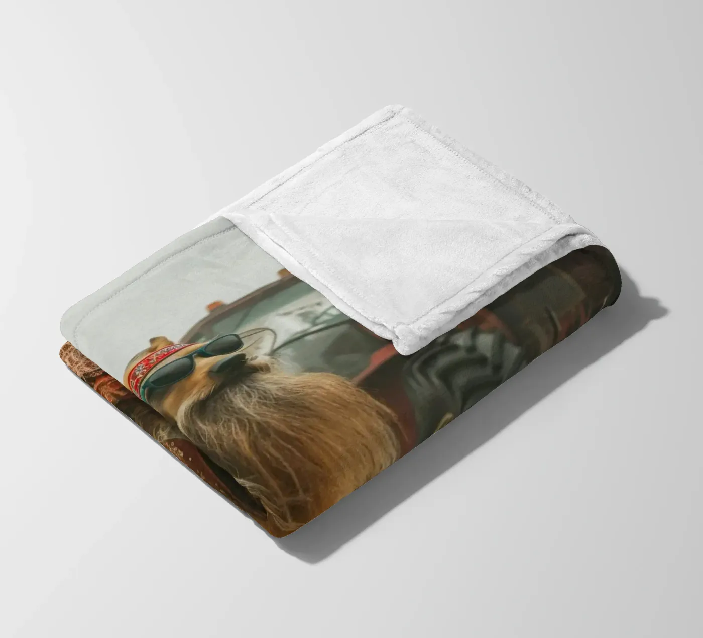 Buck fleece blanket by Affiches Chien Originales – Dogland