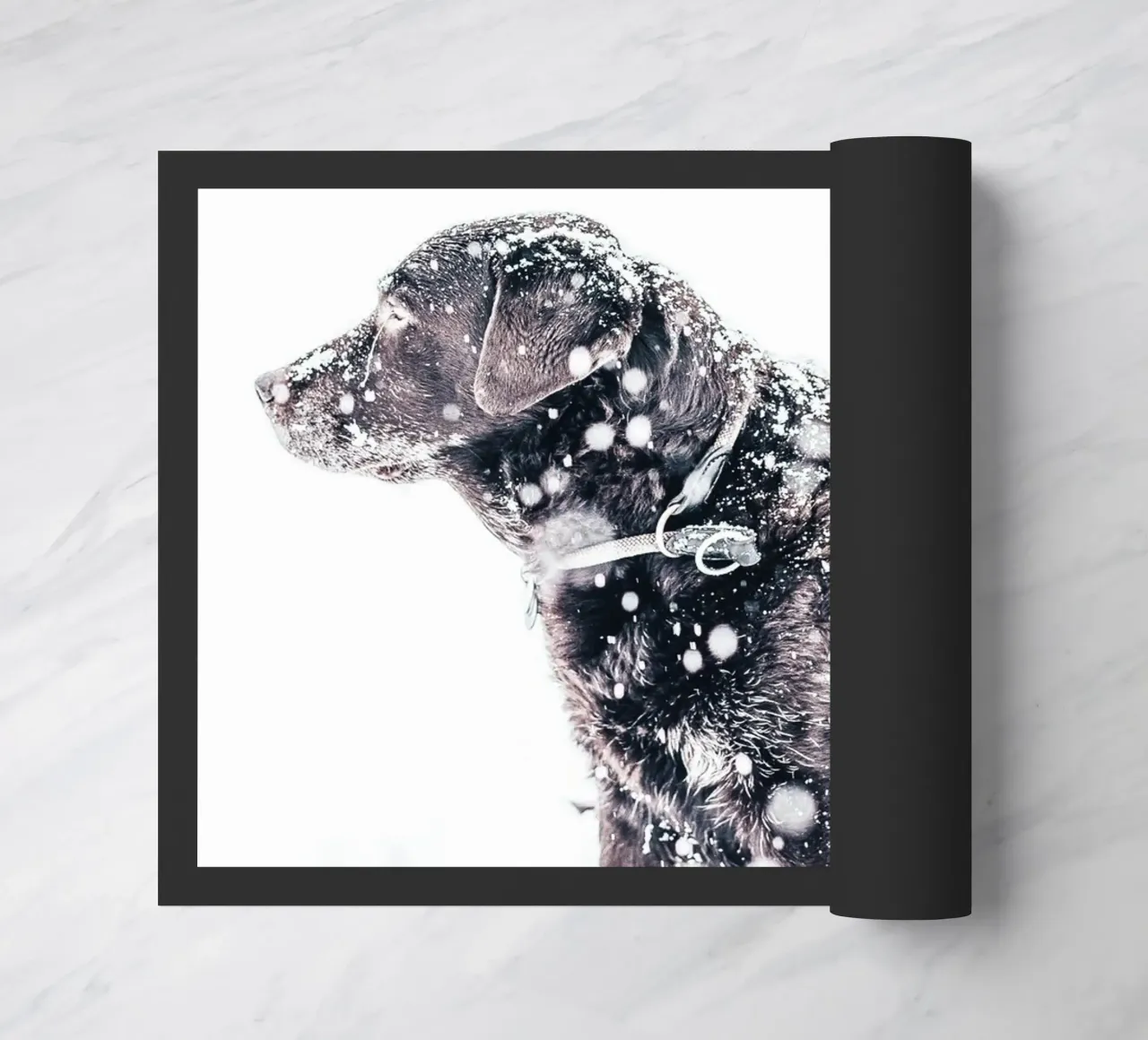 Cane d'inverno - Fedeltà sulla neve zerbino da Whole©