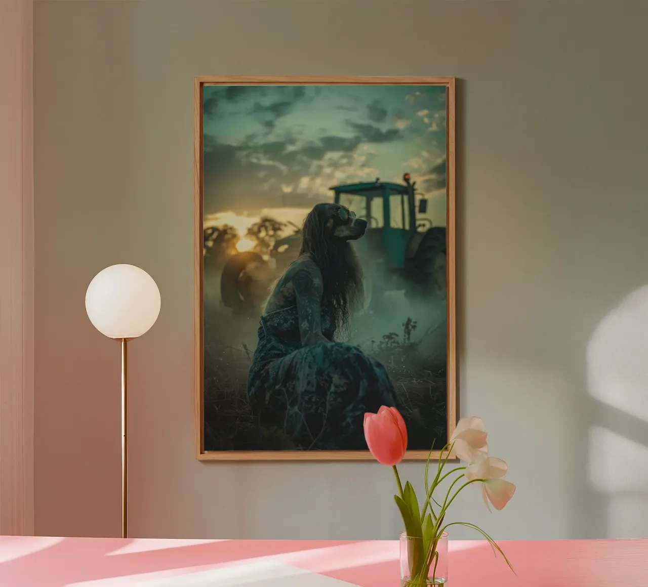 Luna alluminio dibond da Affiches Chien Originales – Dogland