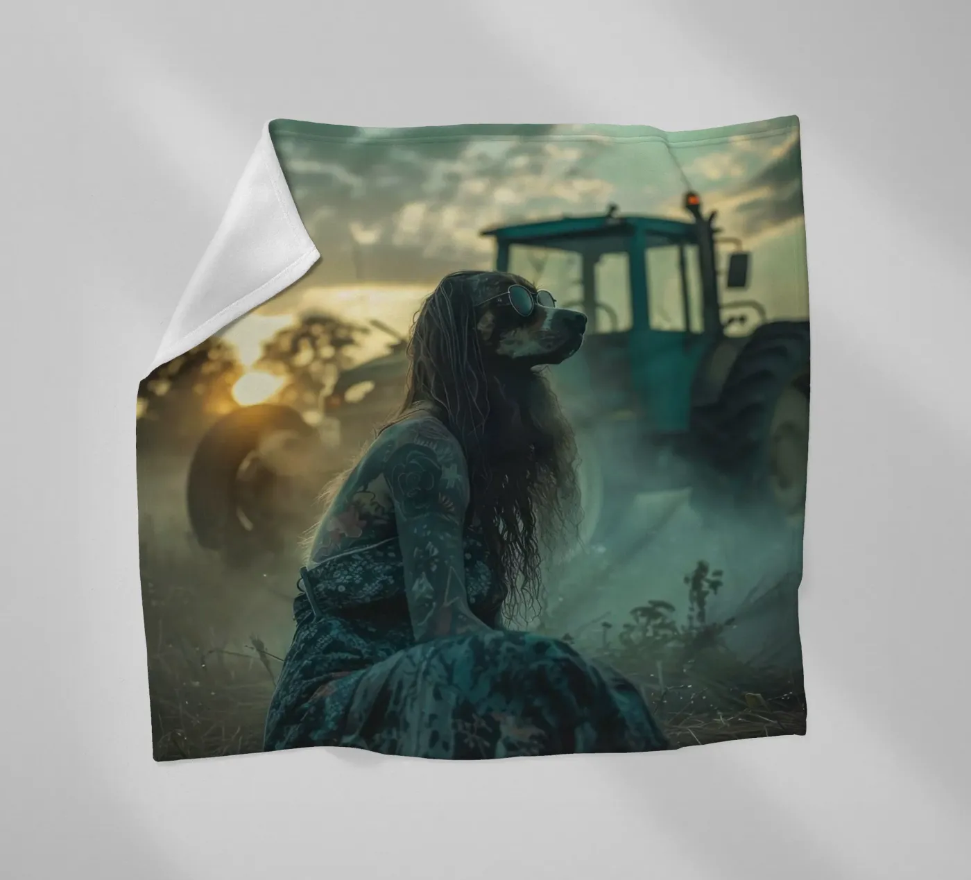 Luna fleecedeken van Affiches Chien Originales – Dogland