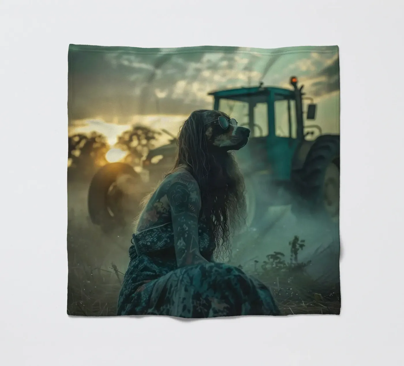 Luna fleecedeken van Affiches Chien Originales – Dogland