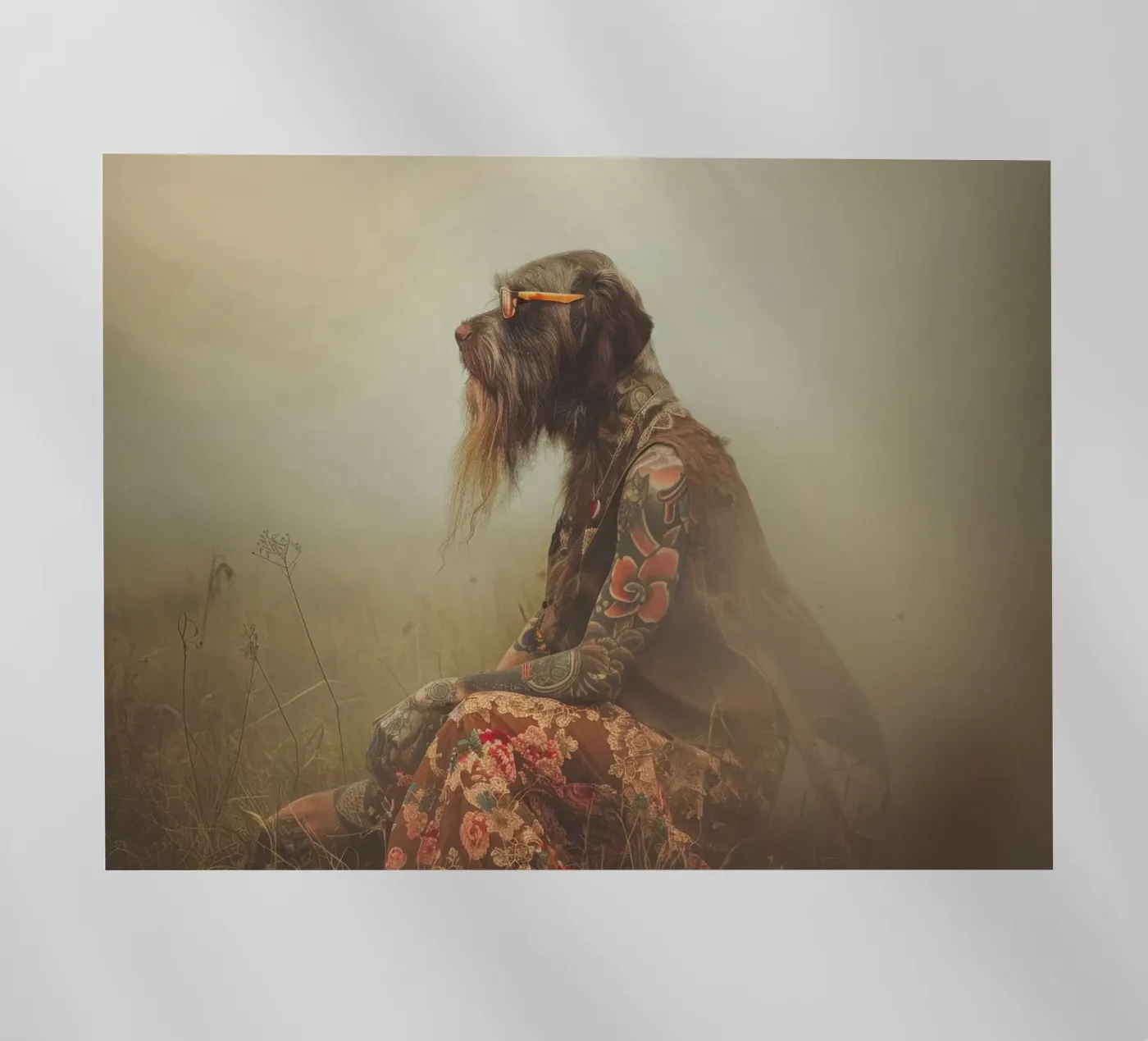 Léonard pellicola backlit da Affiches Chien Originales – Dogland