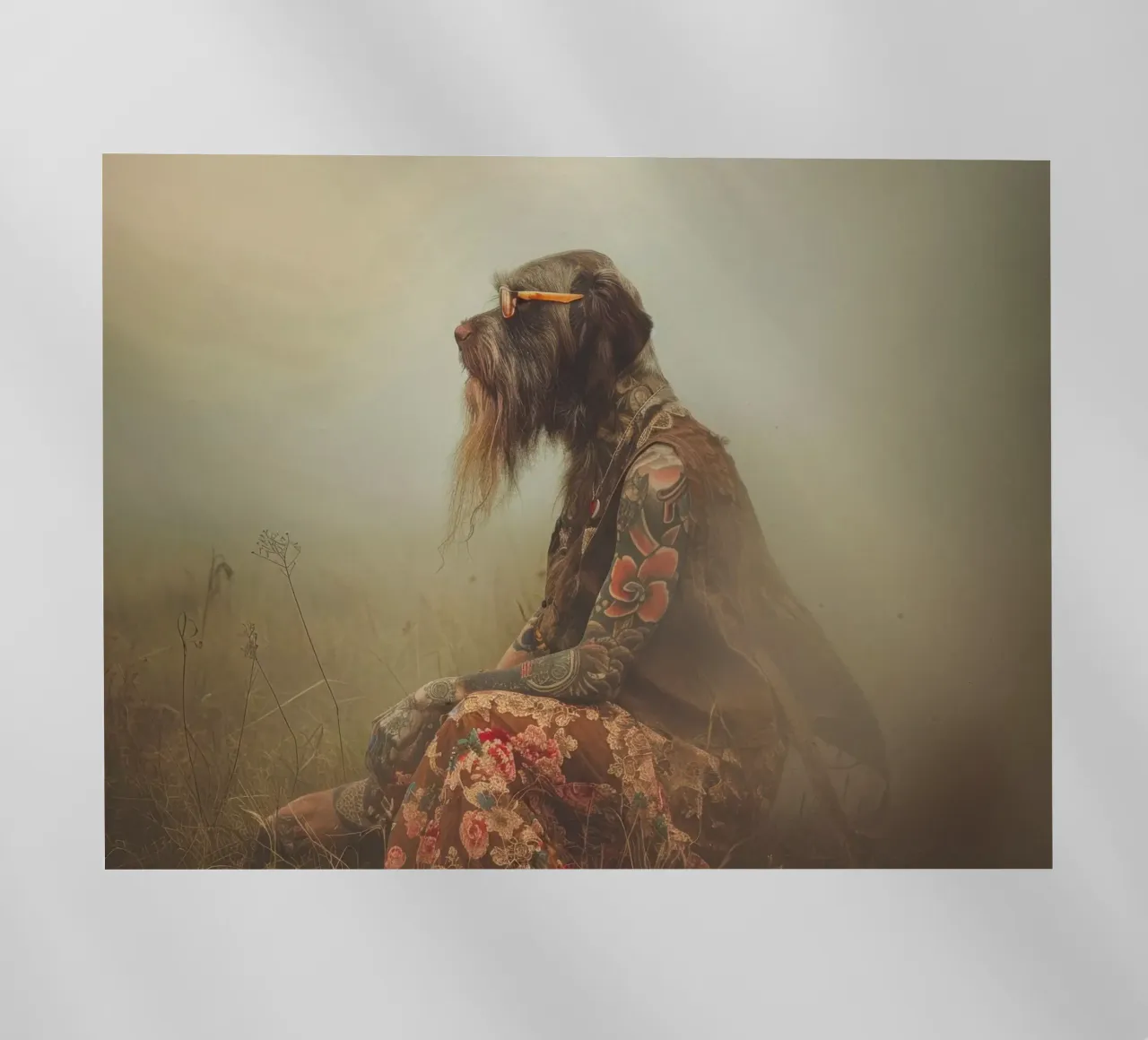 Léonard pellicola backlit da Affiches Chien Originales – Dogland