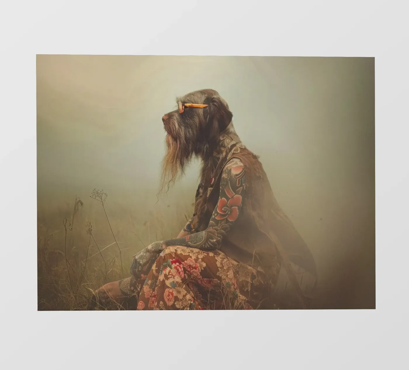 Léonard pellicola backlit da Affiches Chien Originales – Dogland