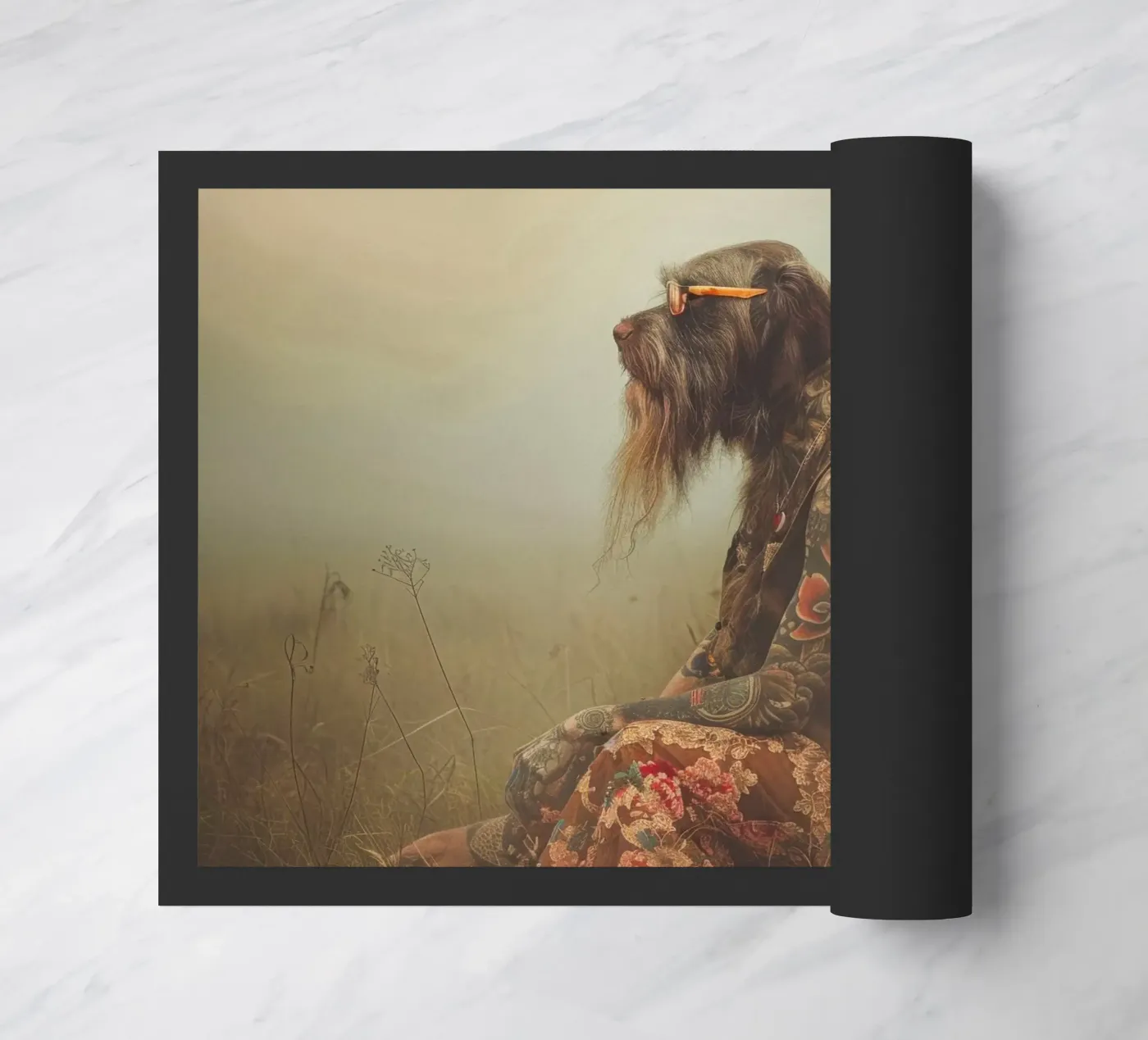 Léonard doormat by Affiches Chien Originales – Dogland