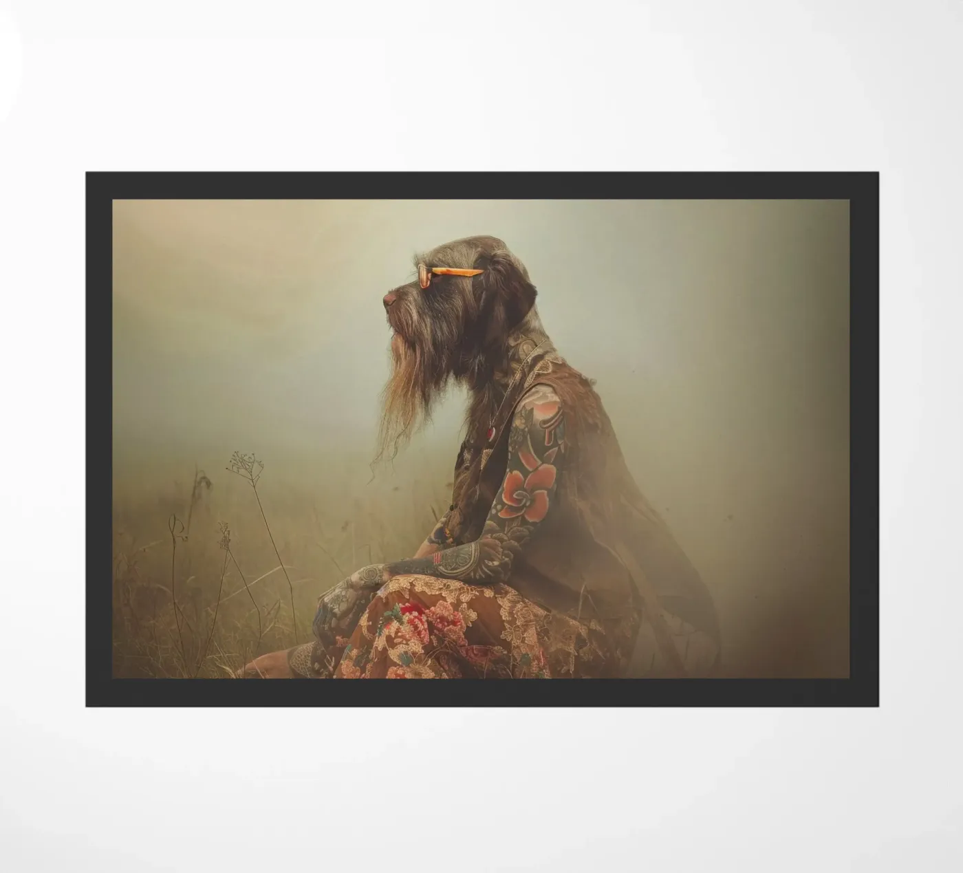 Léonard doormat by Affiches Chien Originales – Dogland